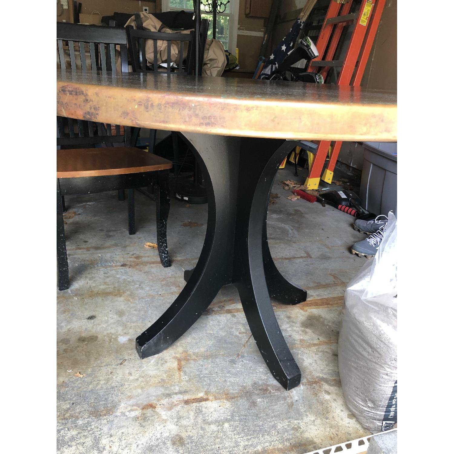 Bassett Custom Copper Top Dining Table - image-3