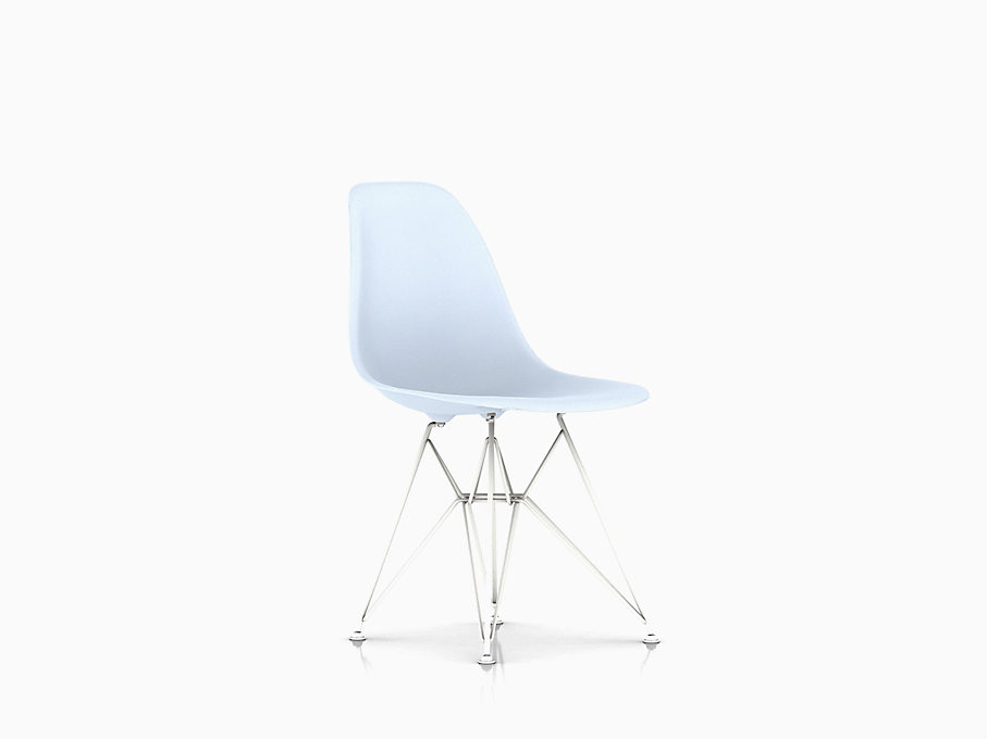 Herman Miller Eames Molded Plastic Eiffel Base Chair