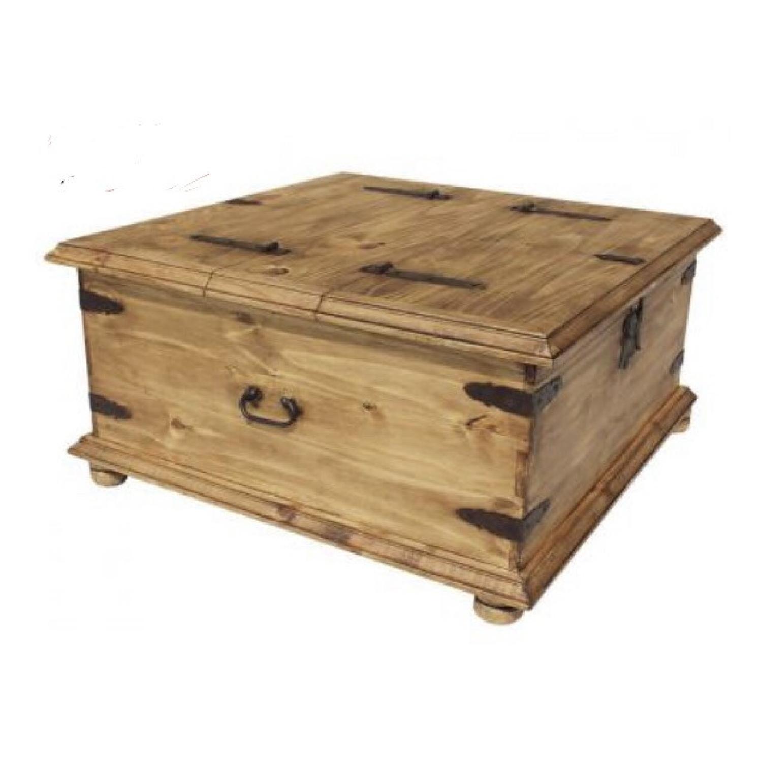 Pine Trunk Coffee Table - image-0