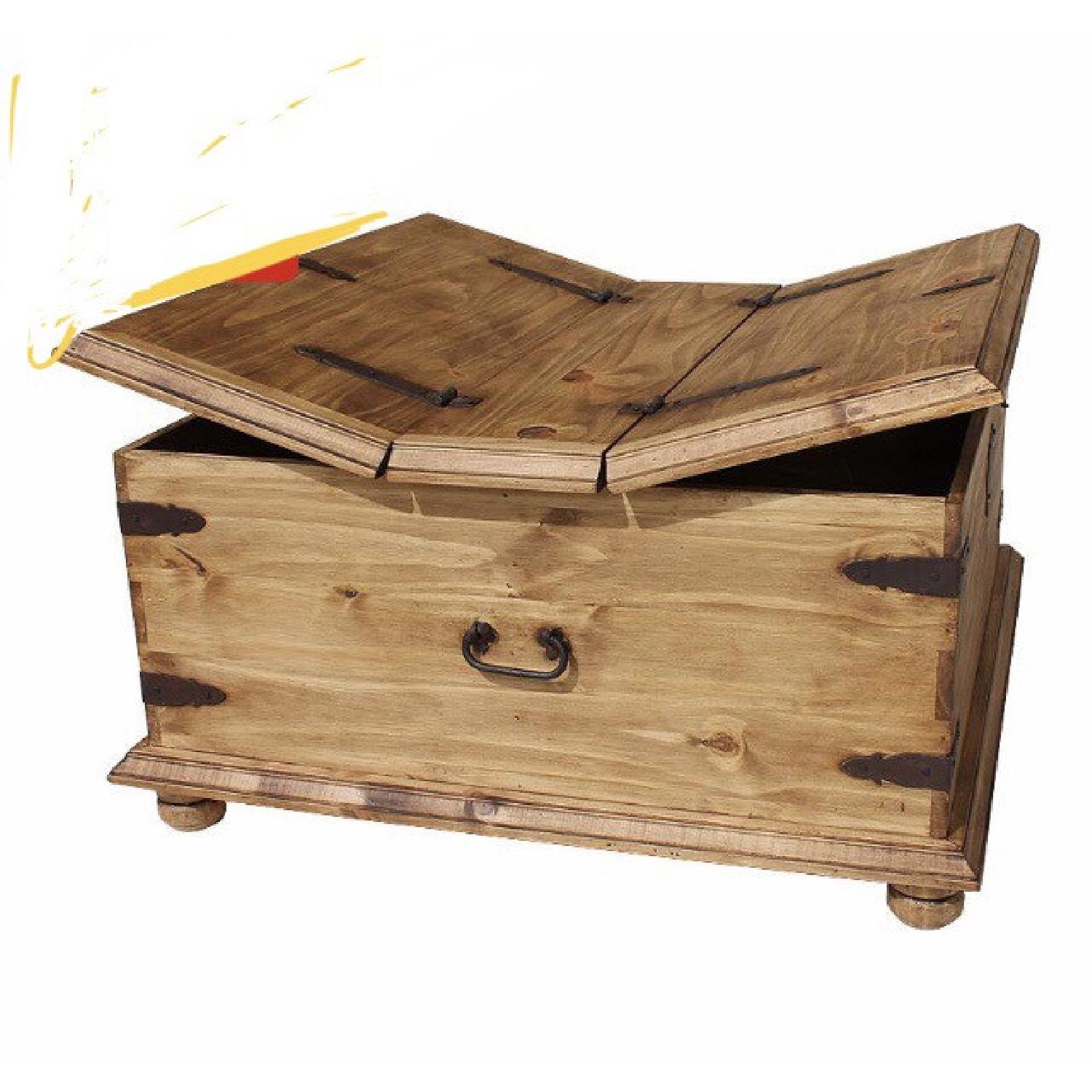 Pine Trunk Coffee Table - image-1