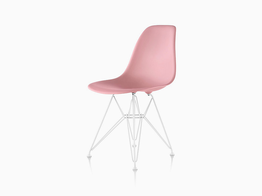 Herman Miller Eames Molded Plastic Eiffel Base Chair
