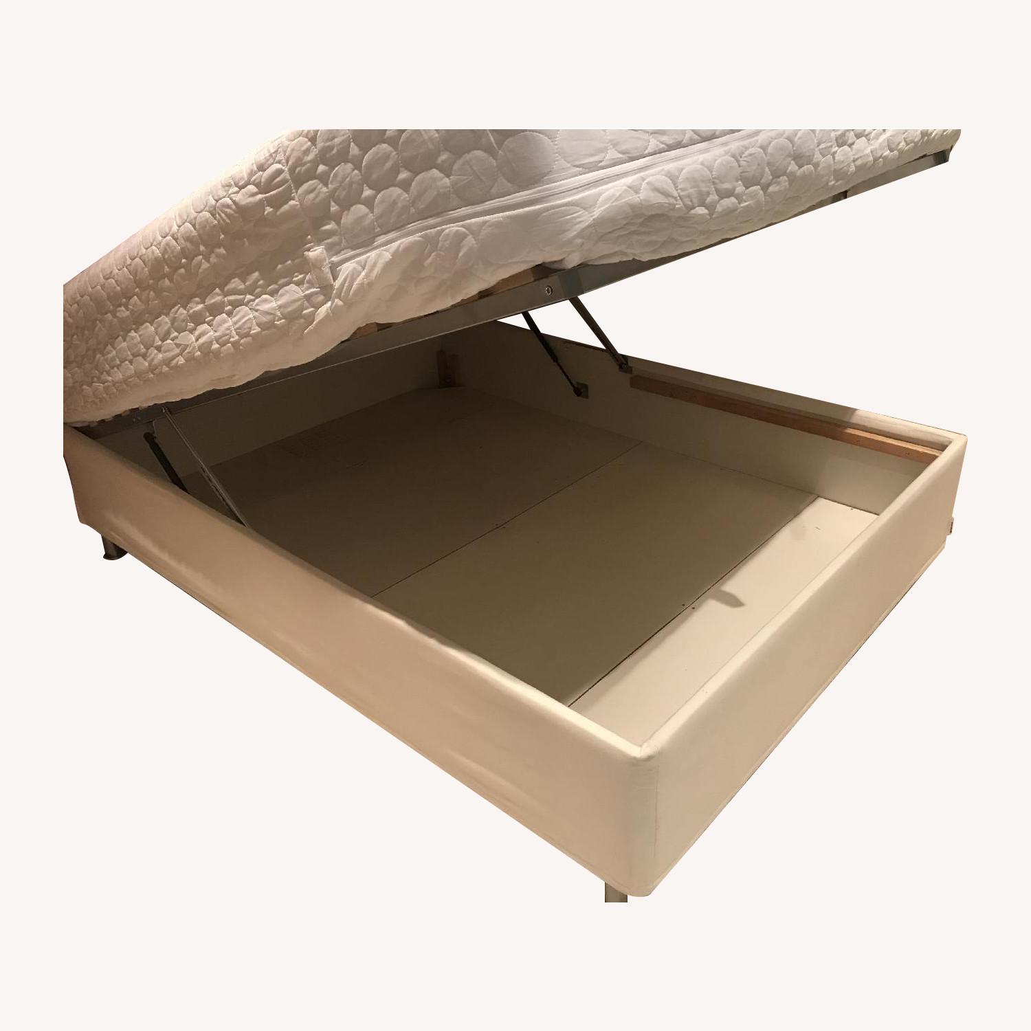 Ikea Full Size Storage Bed in Natural Color - image-0