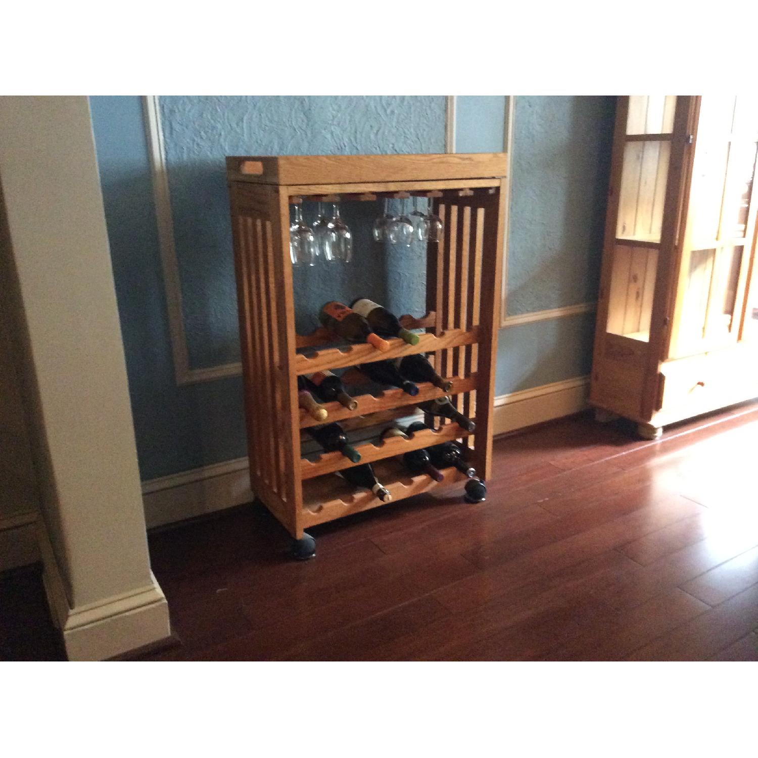 Crate & Barrel 24 Bottle Wine Rack - image-2
