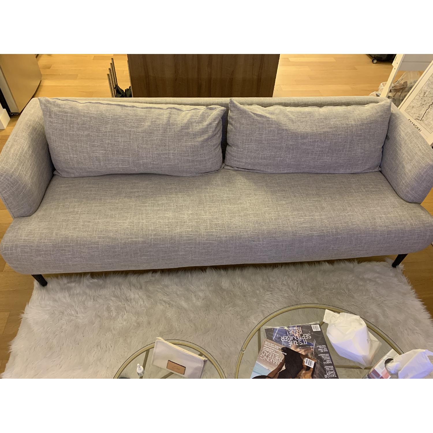 CB2 Ronan Ash Grey Sofa - image-3