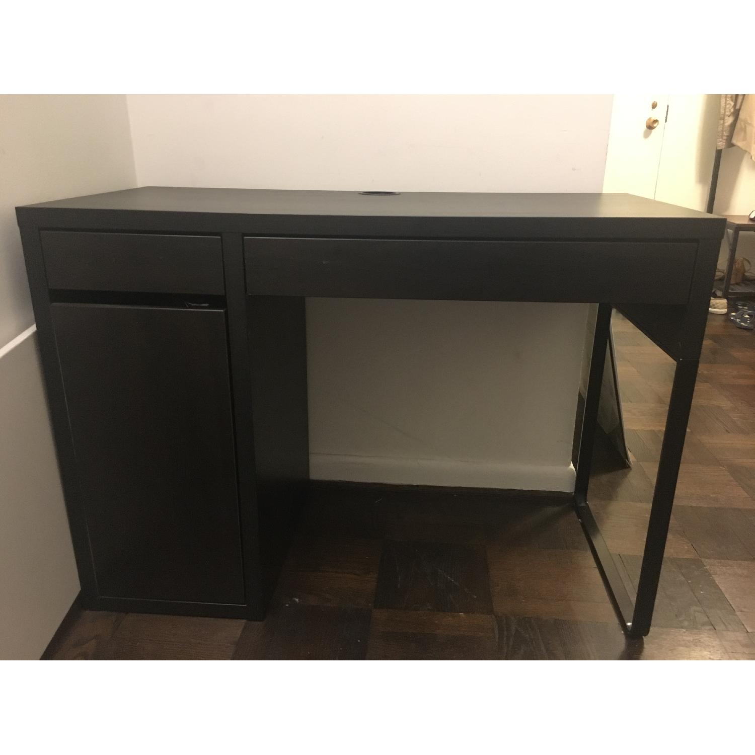 Ikea Black Micke Desk - image-1