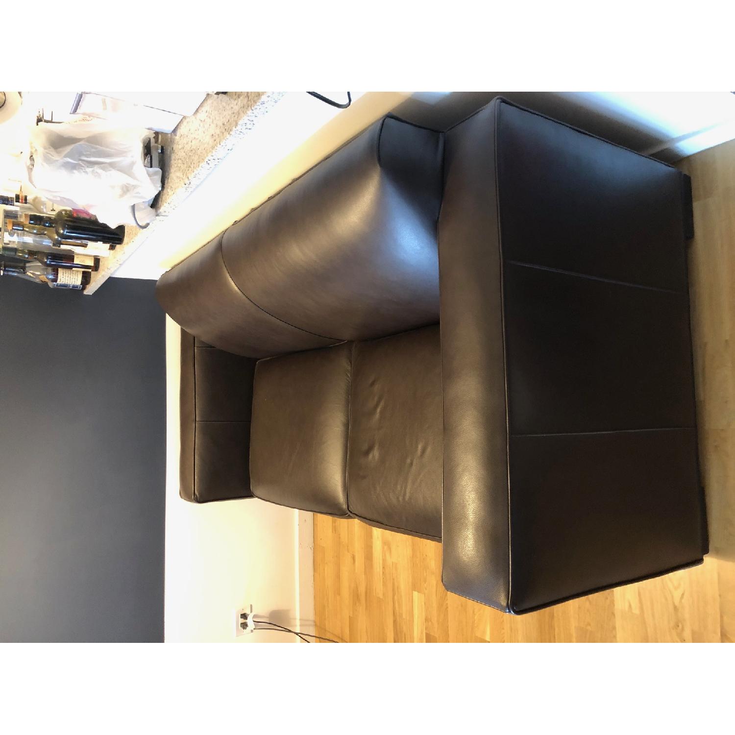 Room & Board Ian Leather Sofa Mocha - image-2