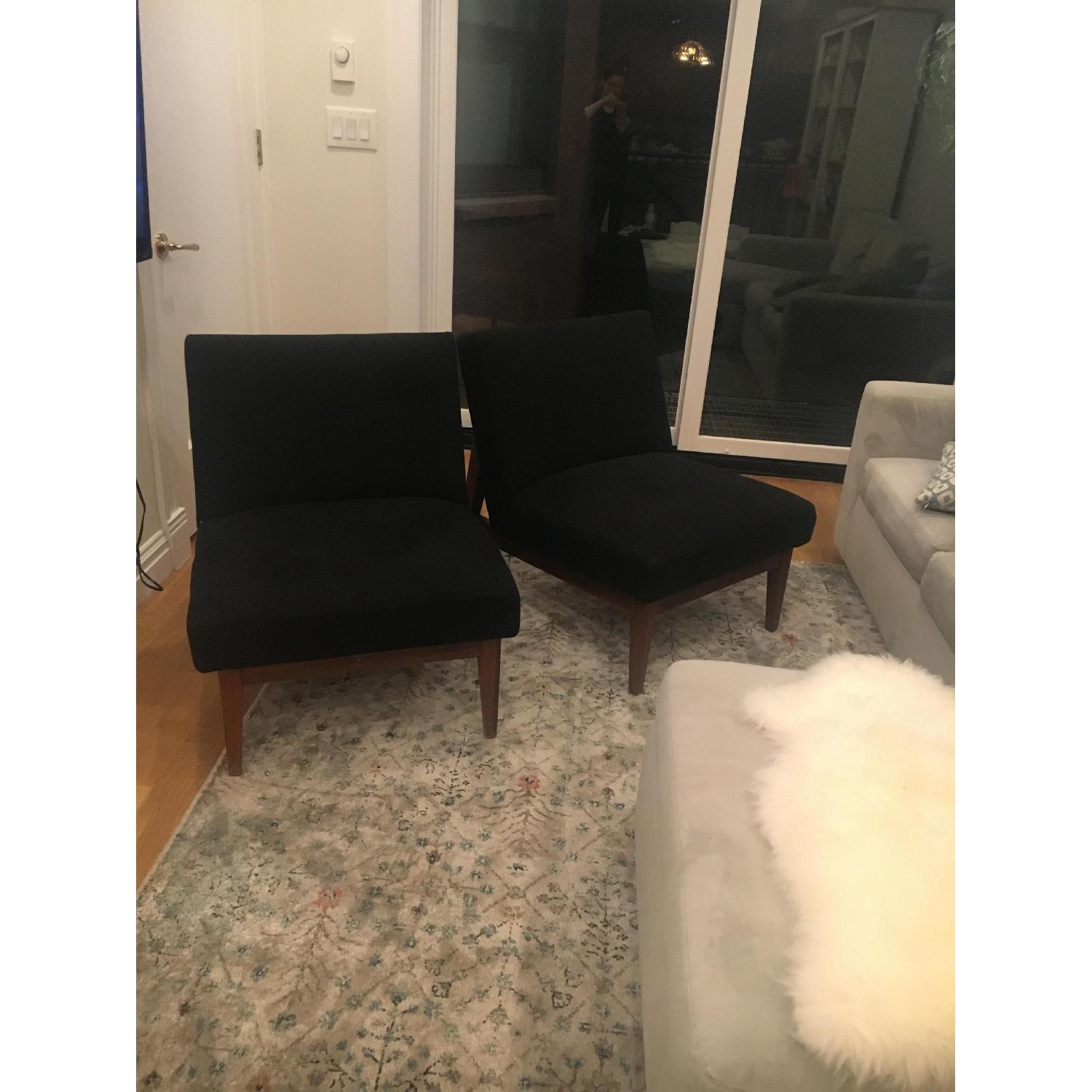 Room & Board Dark Grey Edwin Chair - image-1