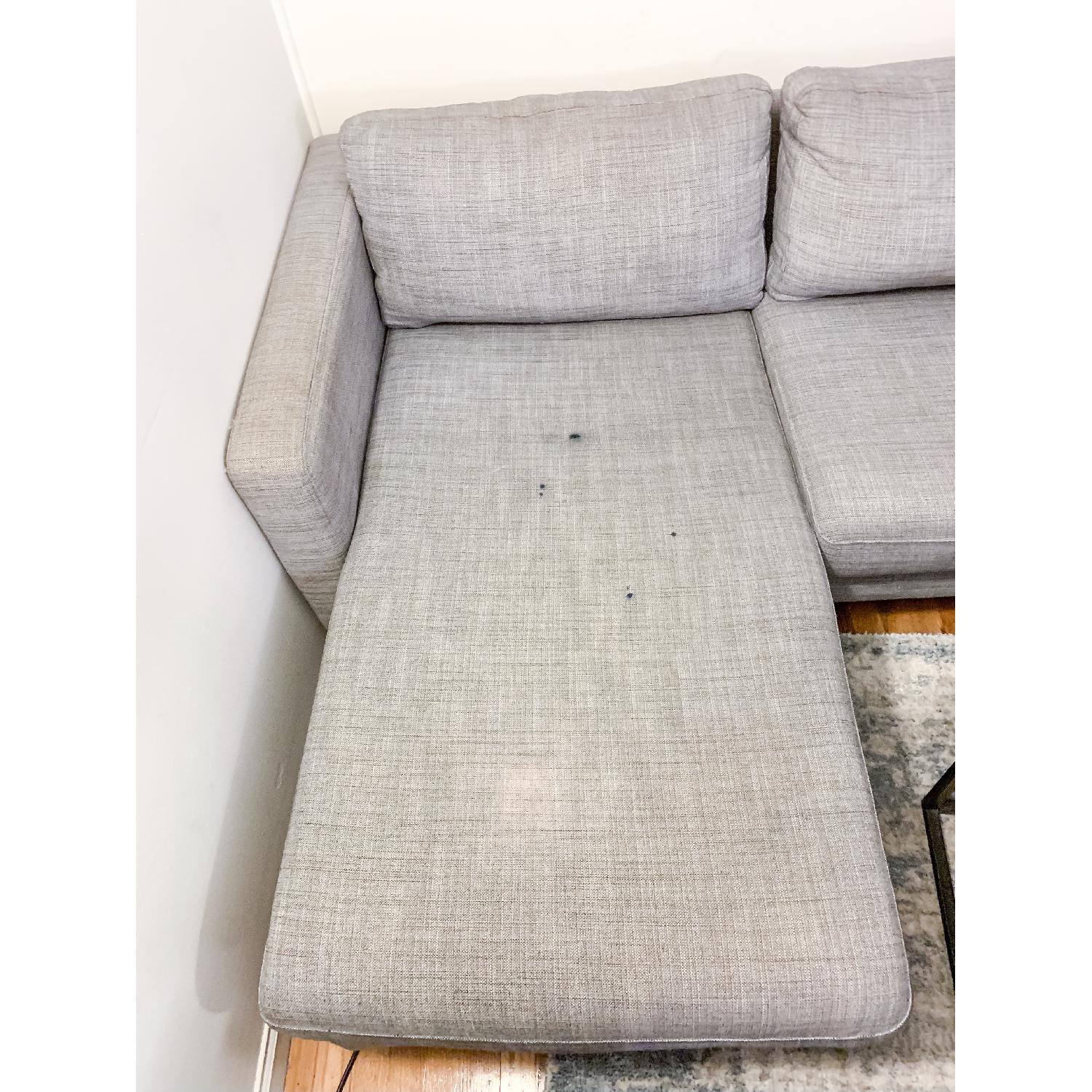 Ikea Karlstad Sectional Sofa w/ Chaise - image-5