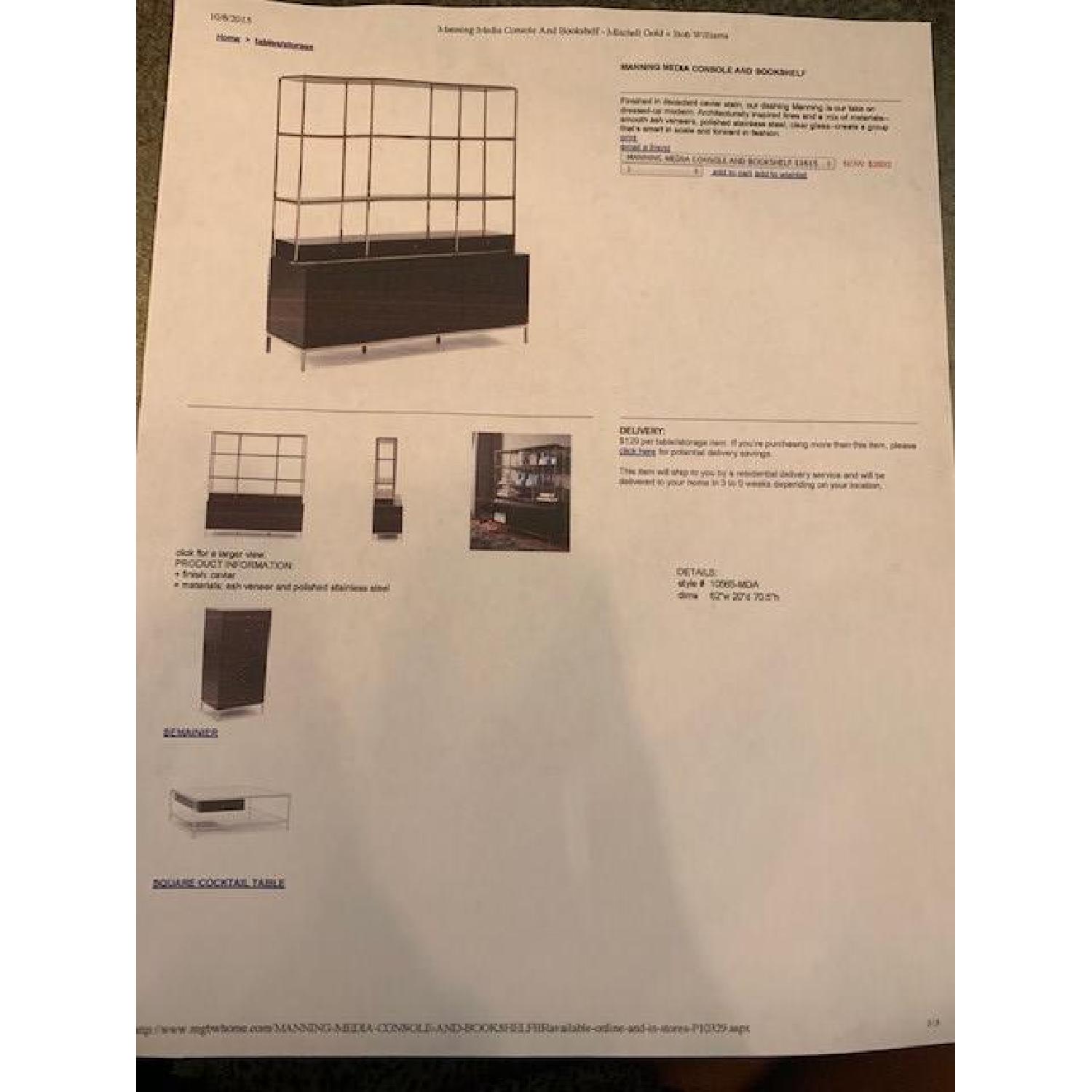 Mitchell Gold + Bob Williams Manning Media Console/Bookshelf - image-1