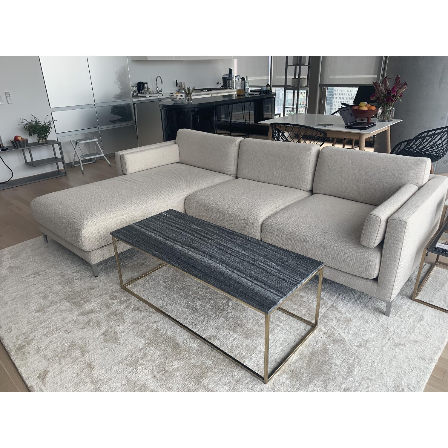 CB2 District 2-Piece Sectional Sofa - image-1