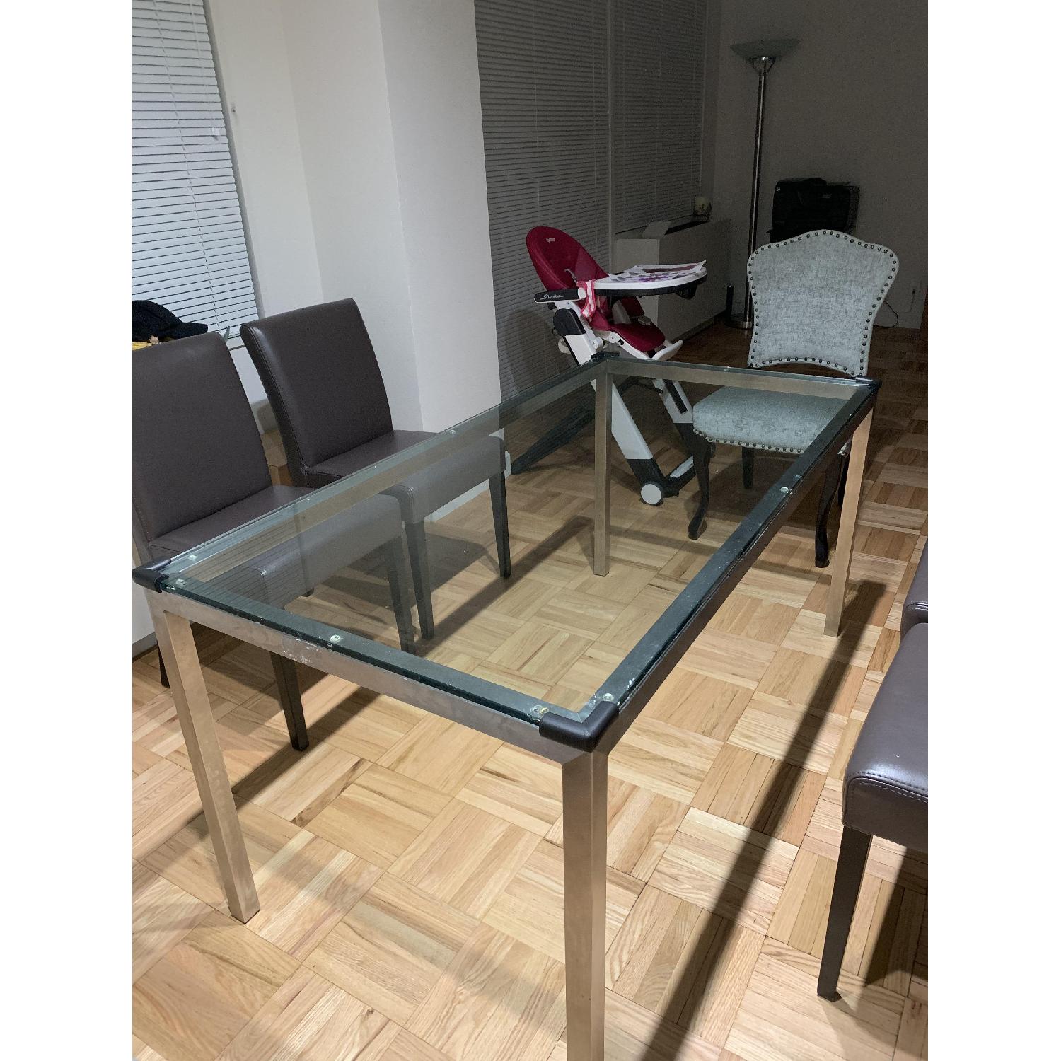 Room & Board Glass Dining Table - image-1