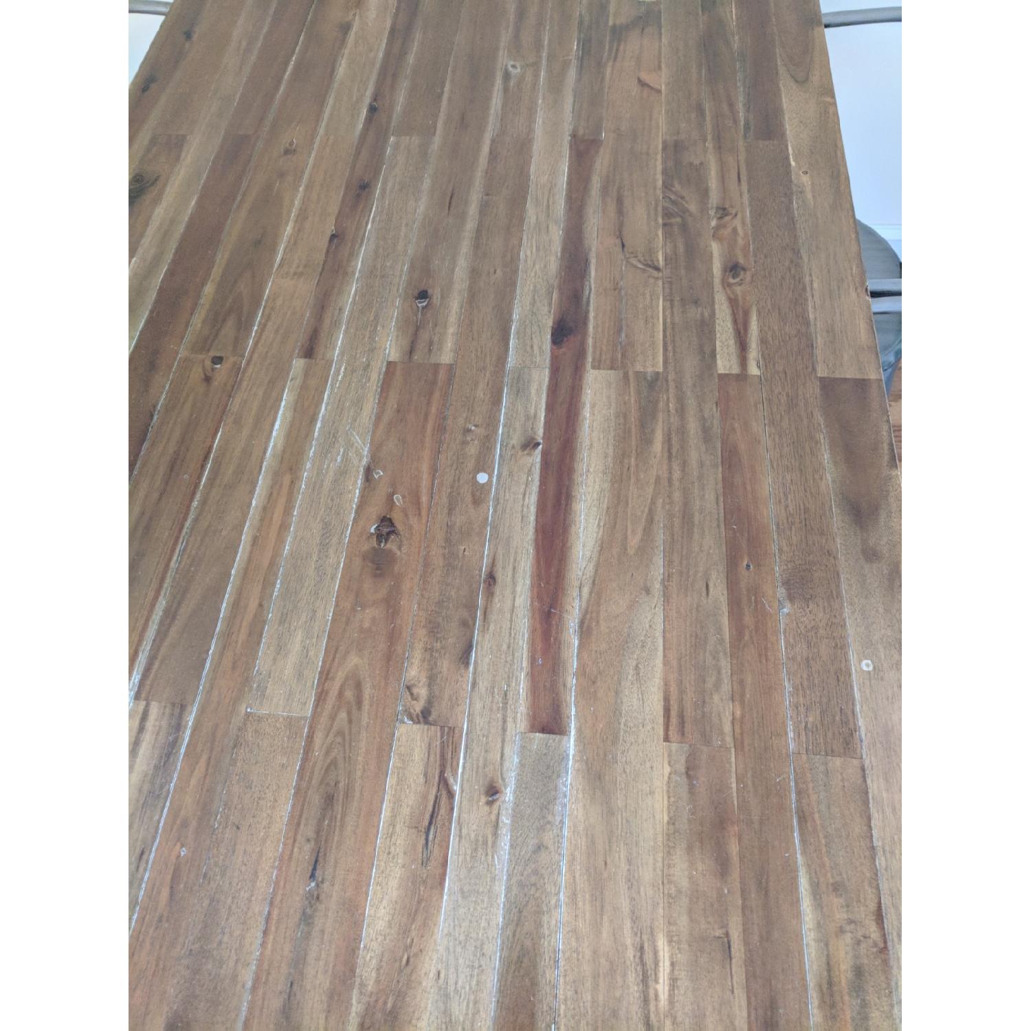 World Market Jackson Rectangular Table w/ Metal Base - image-4