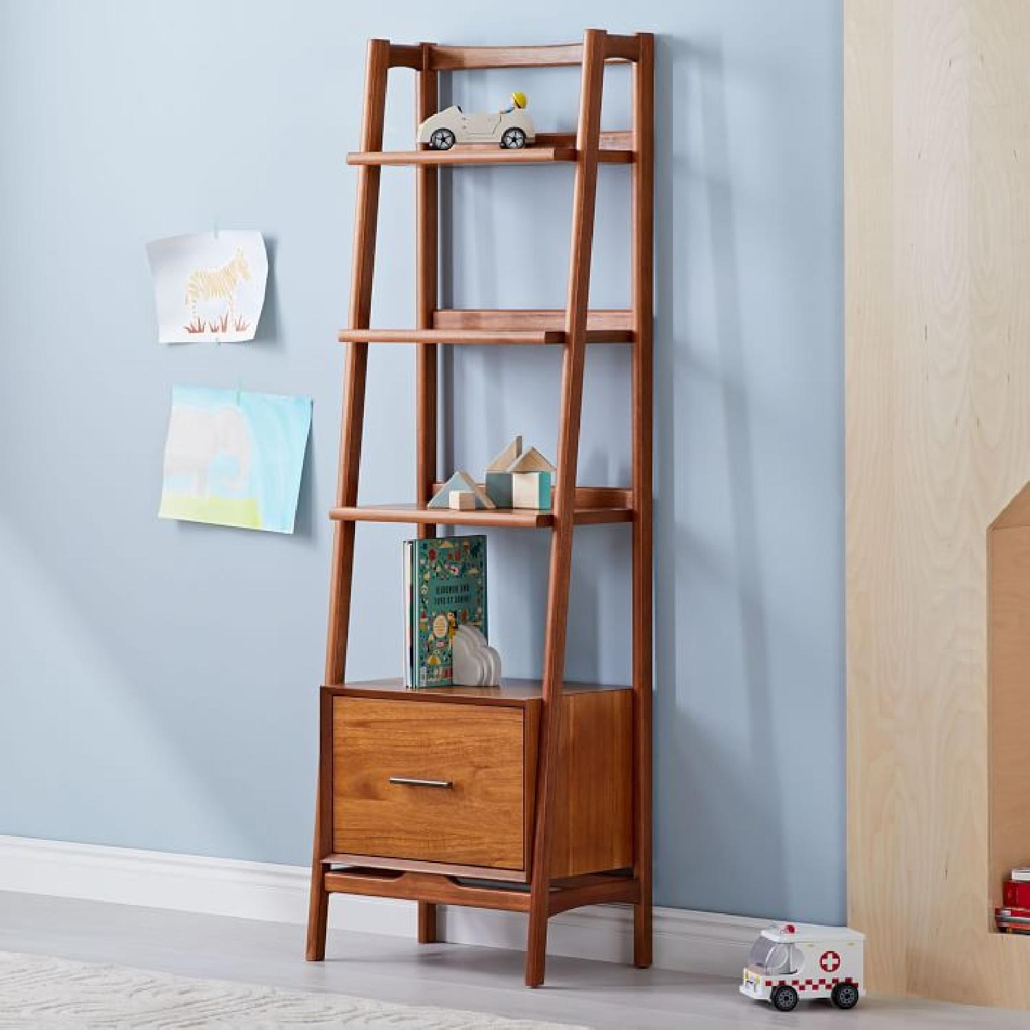 West Elm Mid Century Bookcase - image-1