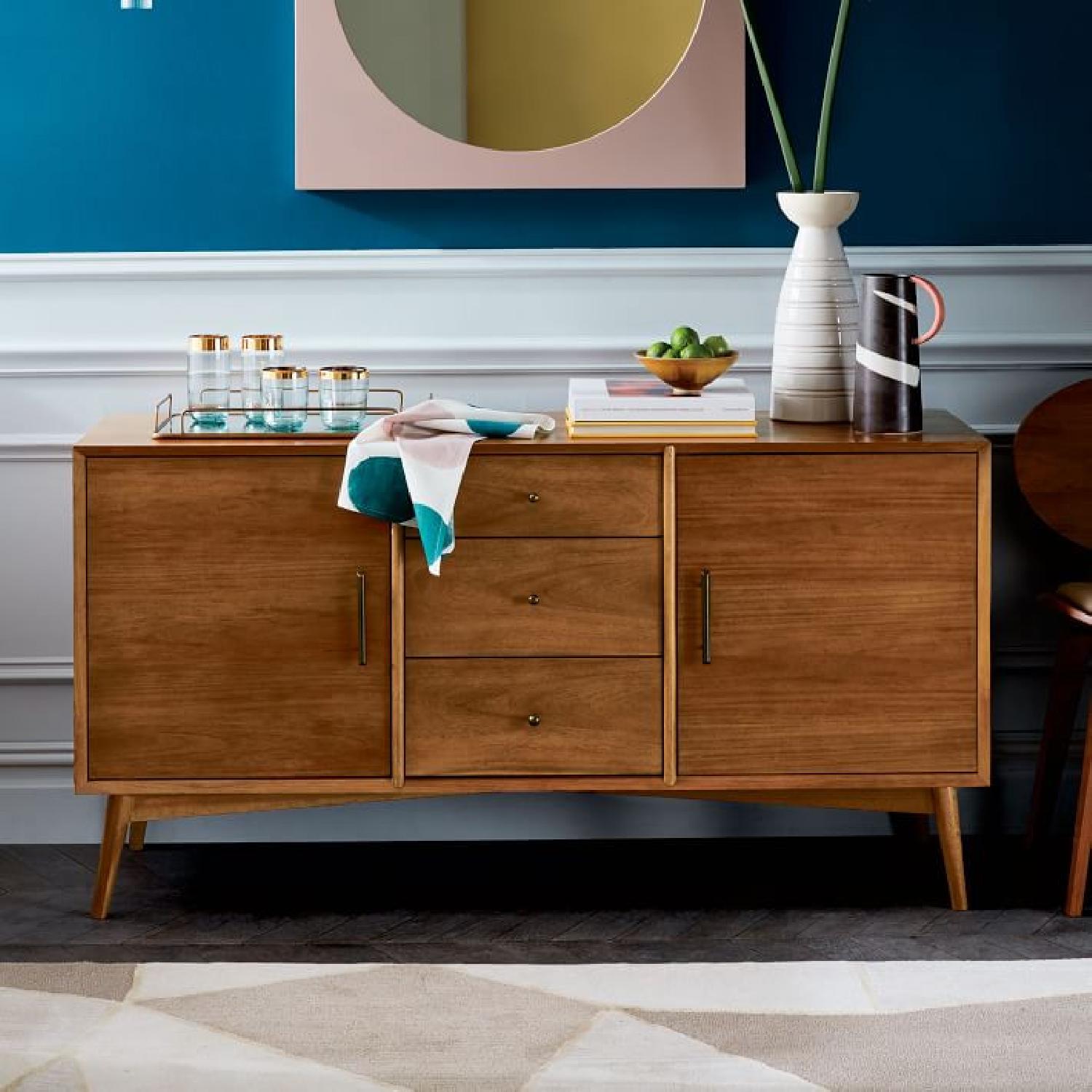 West Elm Mid-Century Large Buffet/Media Console in Acorn - image-3