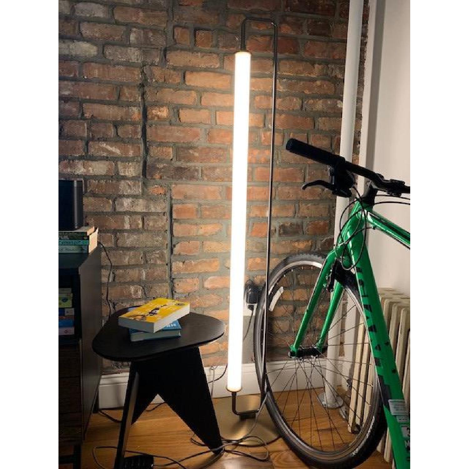 West Elm Linear Metal LED Floor Lamp in Burnished Bronze - image-3