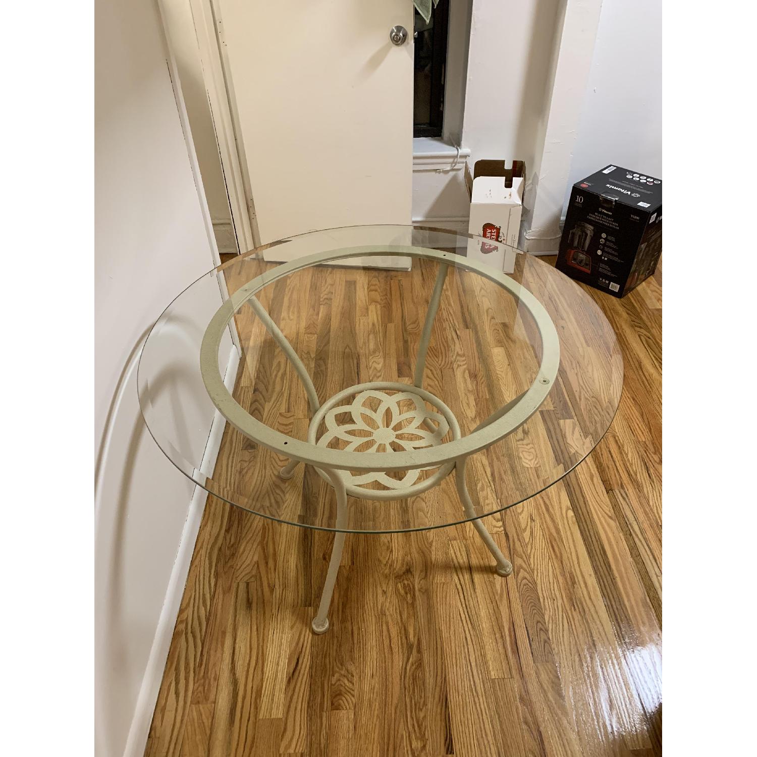 Patio Glass Dining Table - image-1