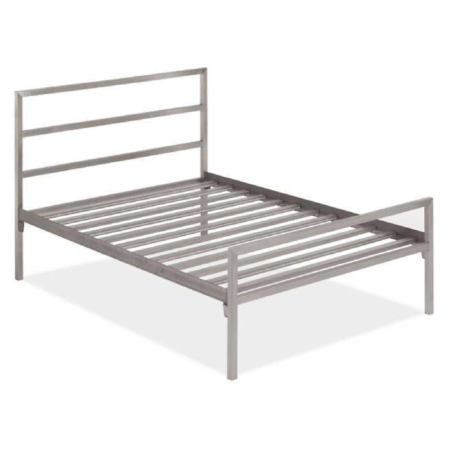 Room & Board Portica Stainless Steel Tall Queen Bed - image-2