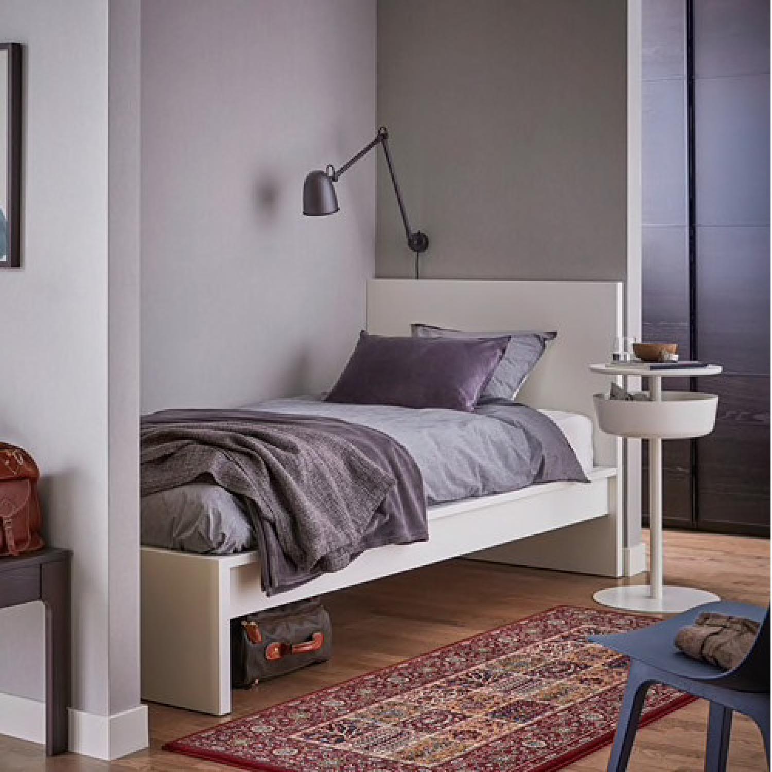 Ikea Malm White Twin Size Bed - image-1