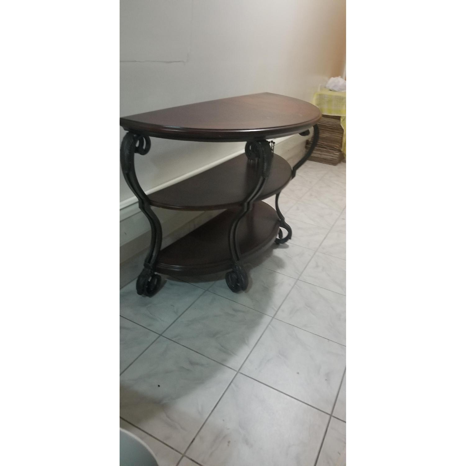 Wood Console Table - image-2