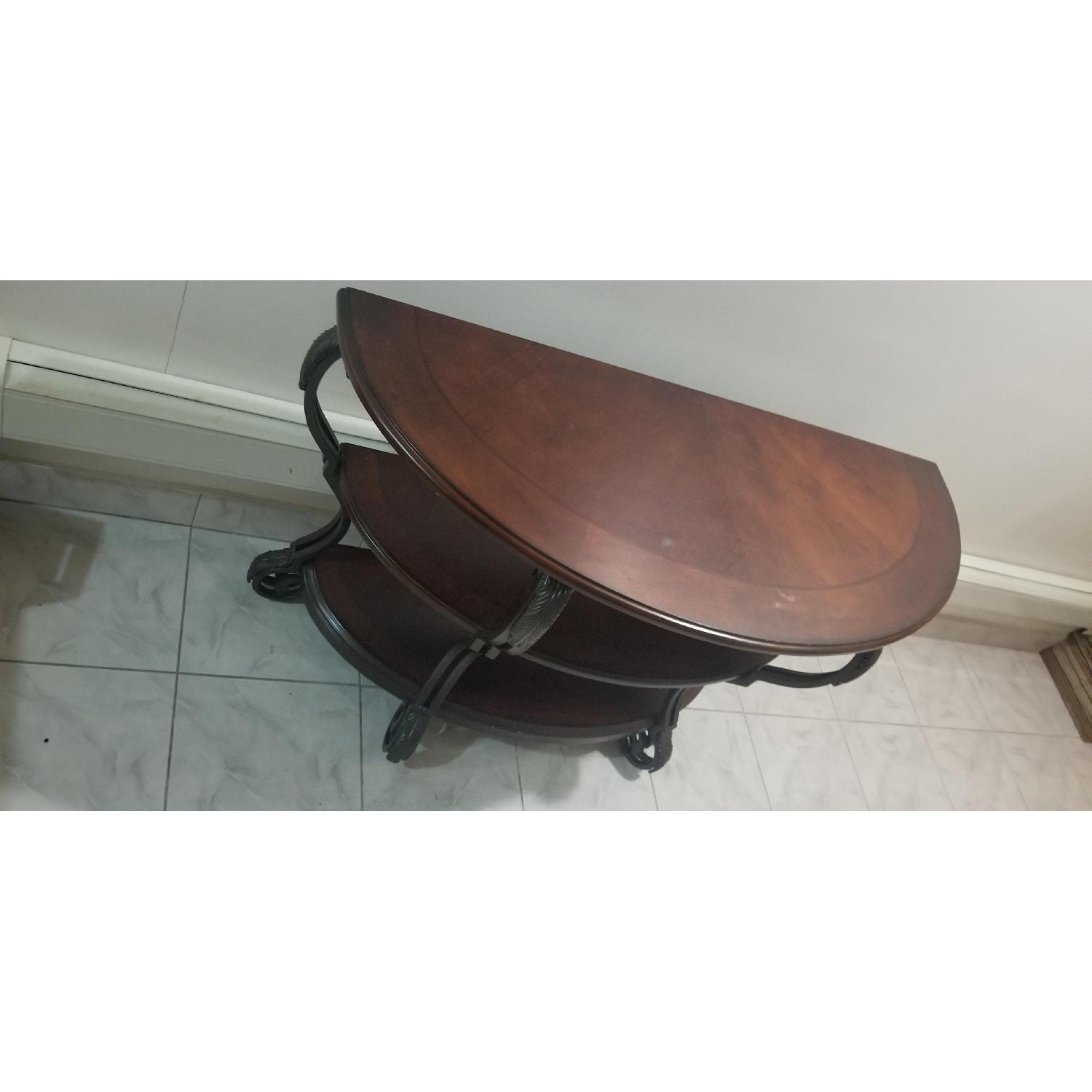 Wood Console Table - image-3