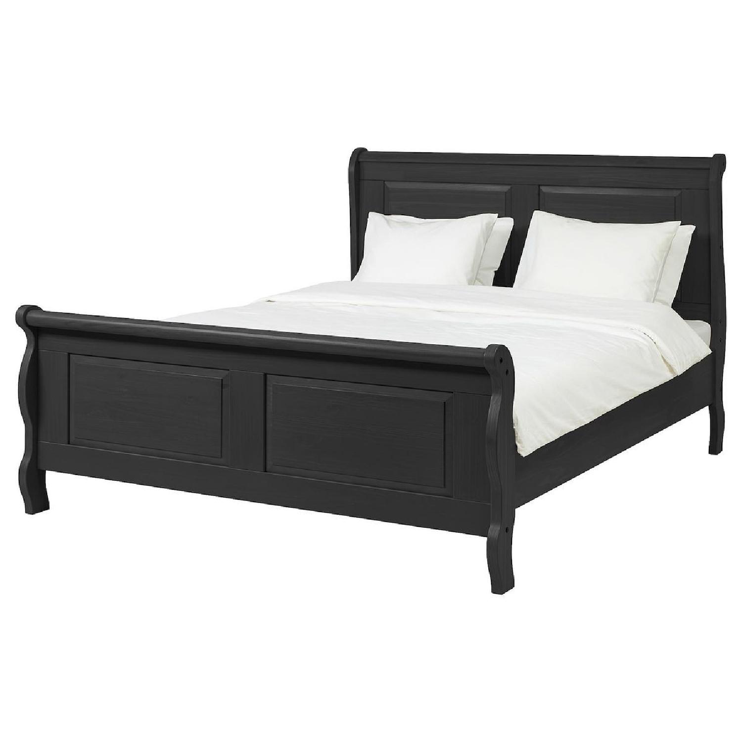 Ikea Hasselvika Queen Bed Frame - image-0