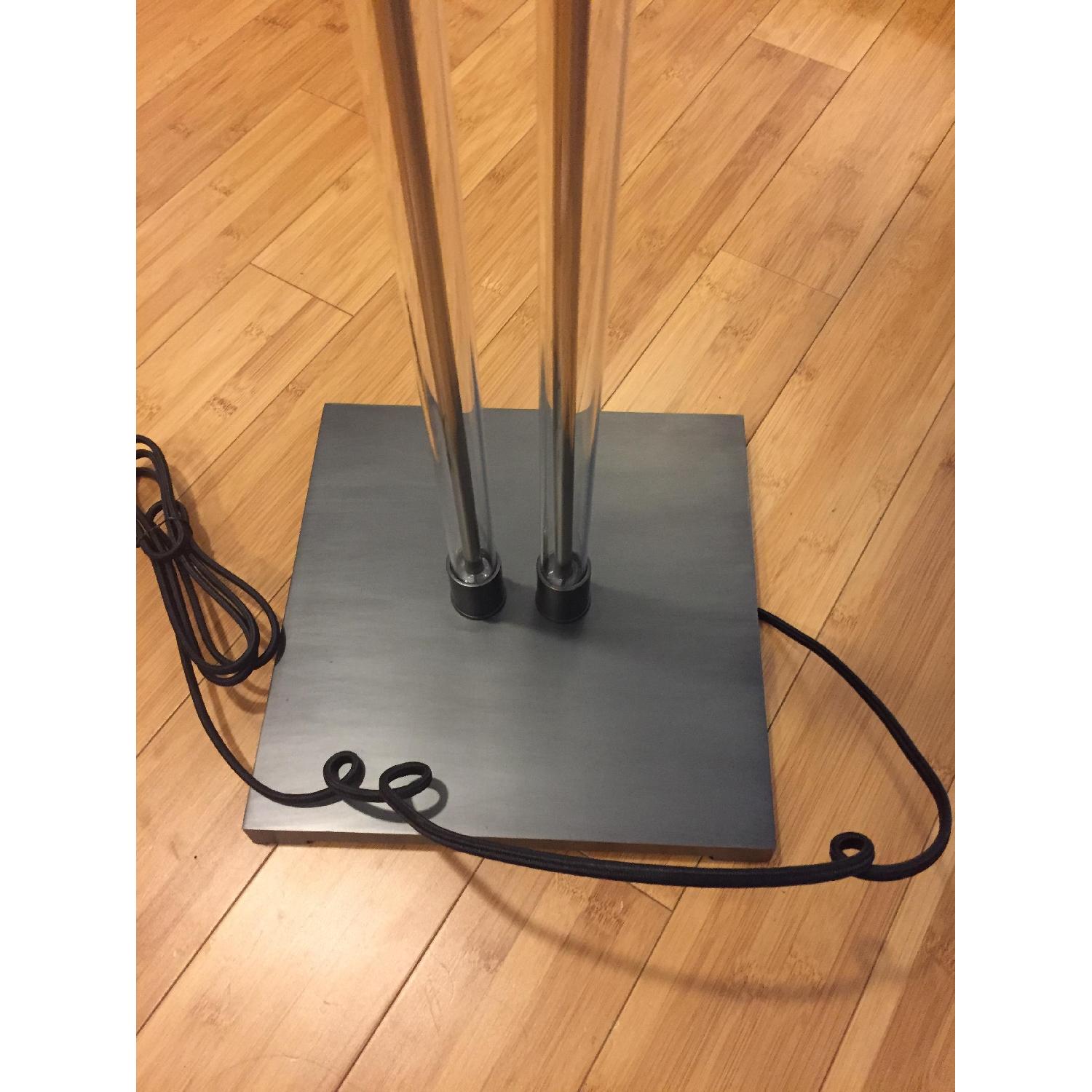 Restoration Hardware Twin Column Steel & Glass Floor Lamp - image-6