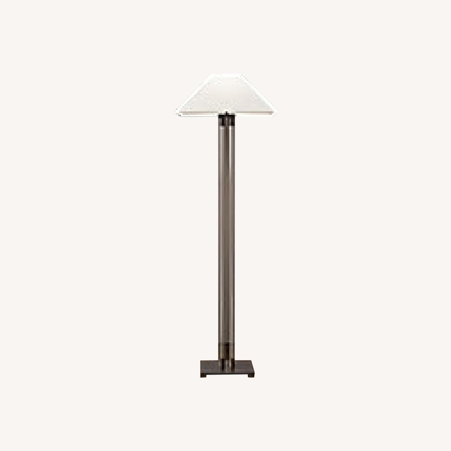 Restoration Hardware Twin Column Steel & Glass Floor Lamp - image-7