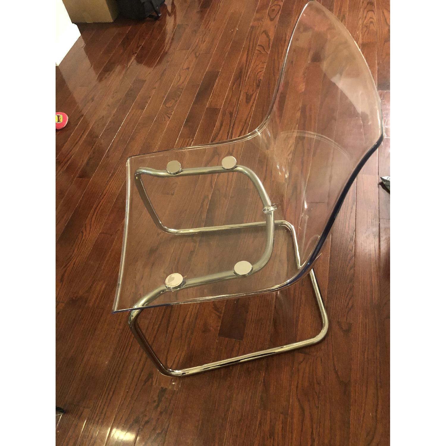 Ikea Tobias Acrylic Dining Chairs - image-1