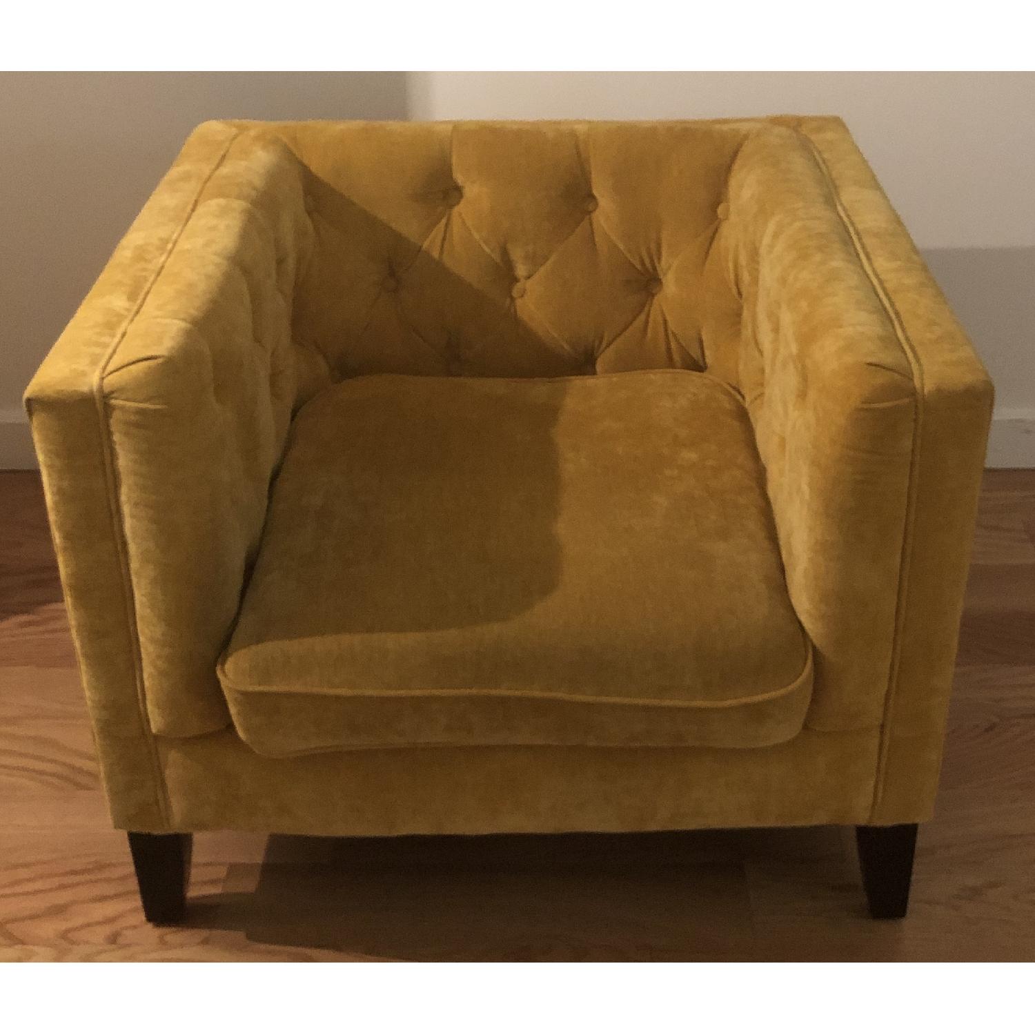 World Market French Yellow Kendall Chair - image-1