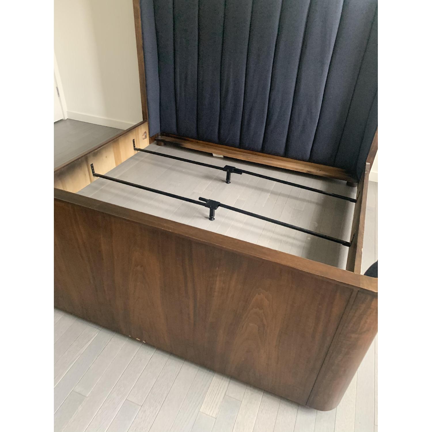 Hickory Chair Laucala Channeled Upholstered King Bed in Blue - image-3