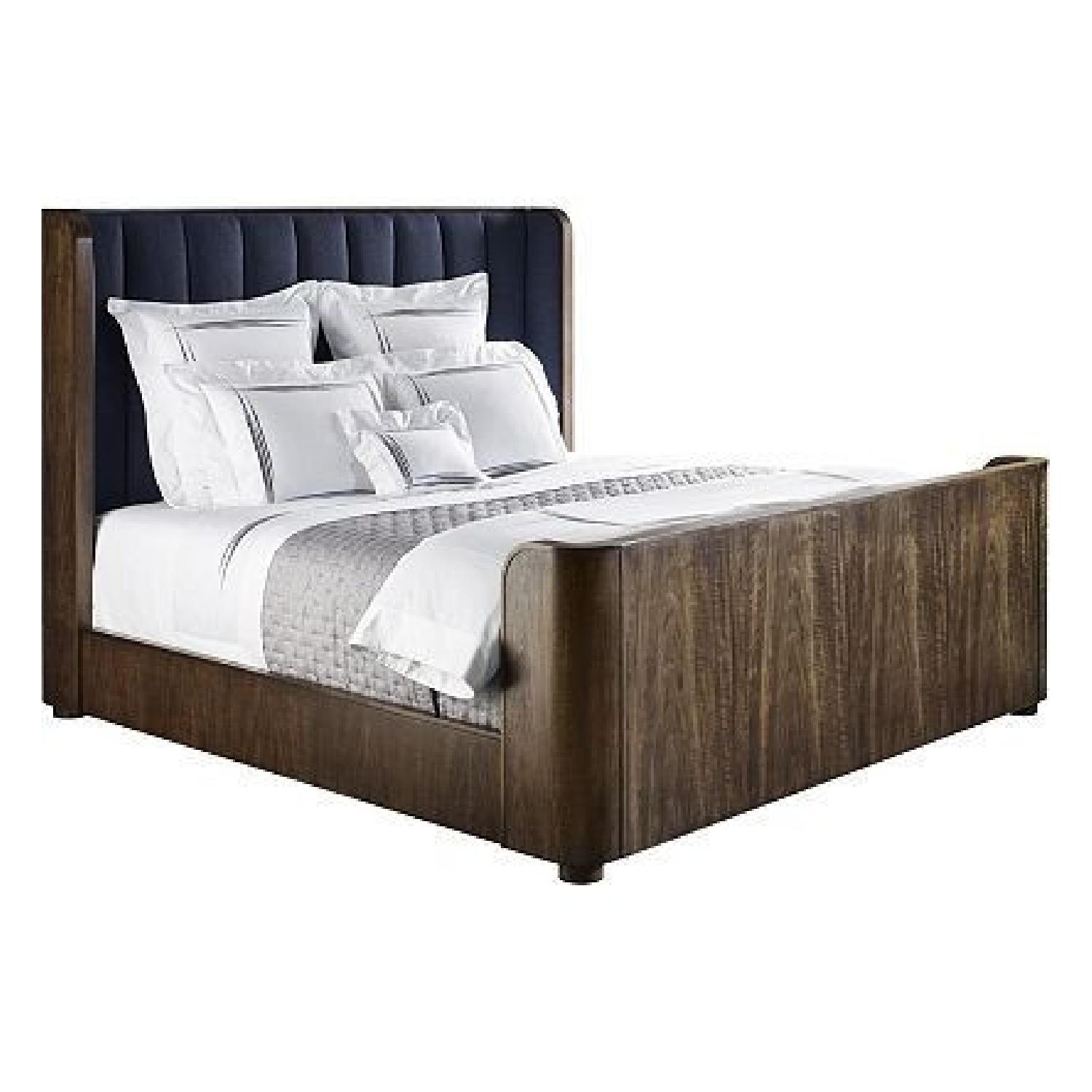 Hickory Chair Laucala Channeled Upholstered King Bed in Blue - image-5