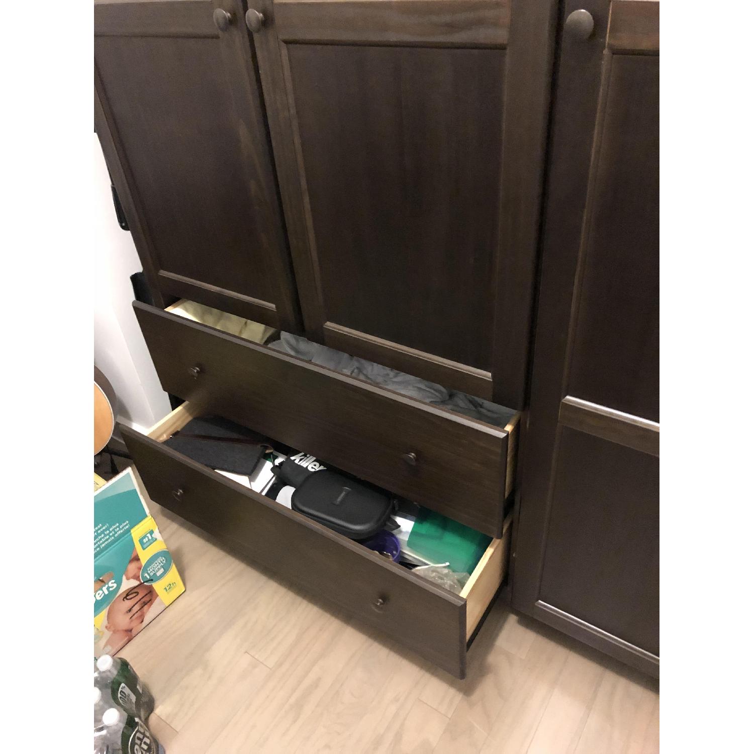 Grain Wood Furniture Shaker Armoire - image-2