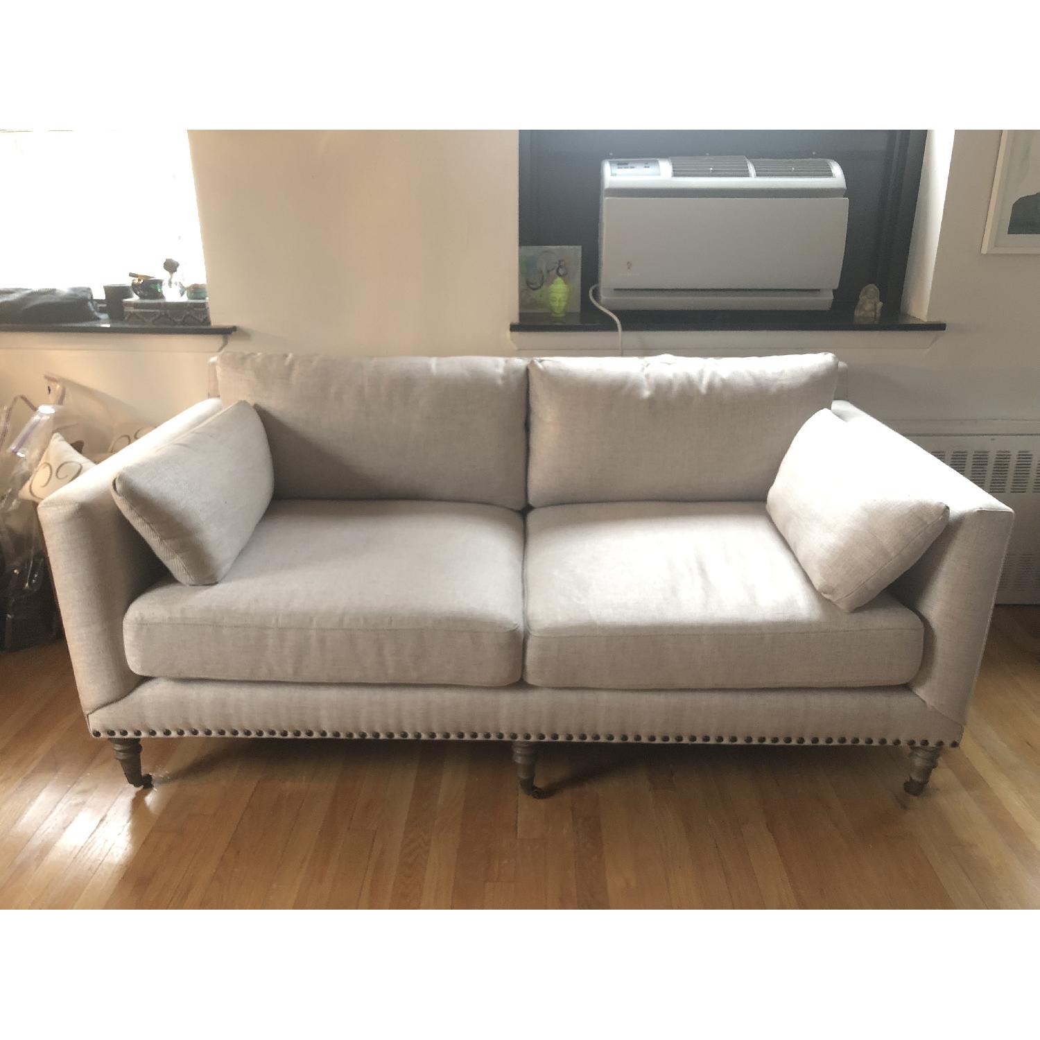 Pottery Barn Upholstered Couch / Loveseat - image-2
