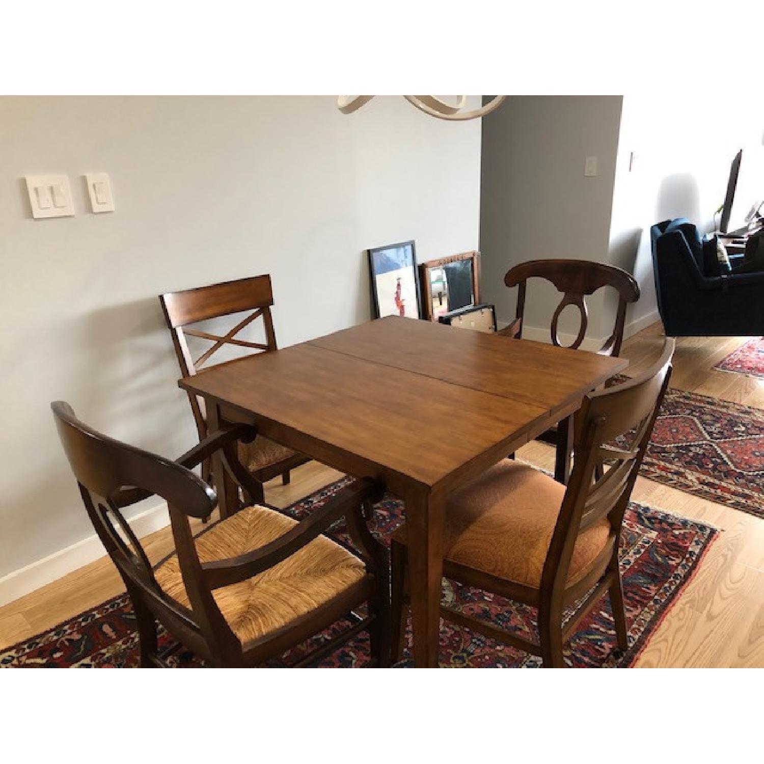 Ethan Allen Extendable Wood Dining Table - image-1