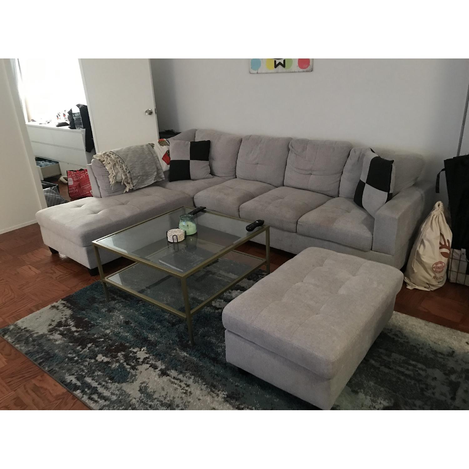 Andover Mills Russ 3-Piece Sectional Sofa & Ottoman - image-6