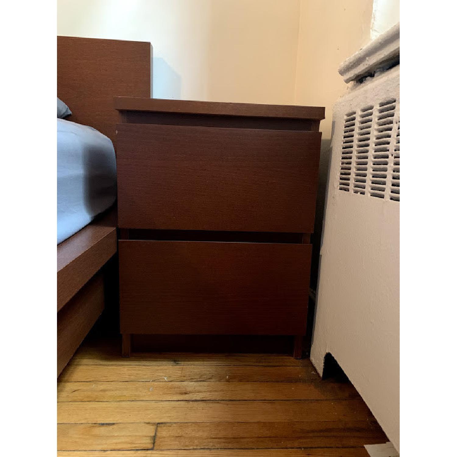 Ikea Malm 2-Drawer Chest/Bedside Table - image-1