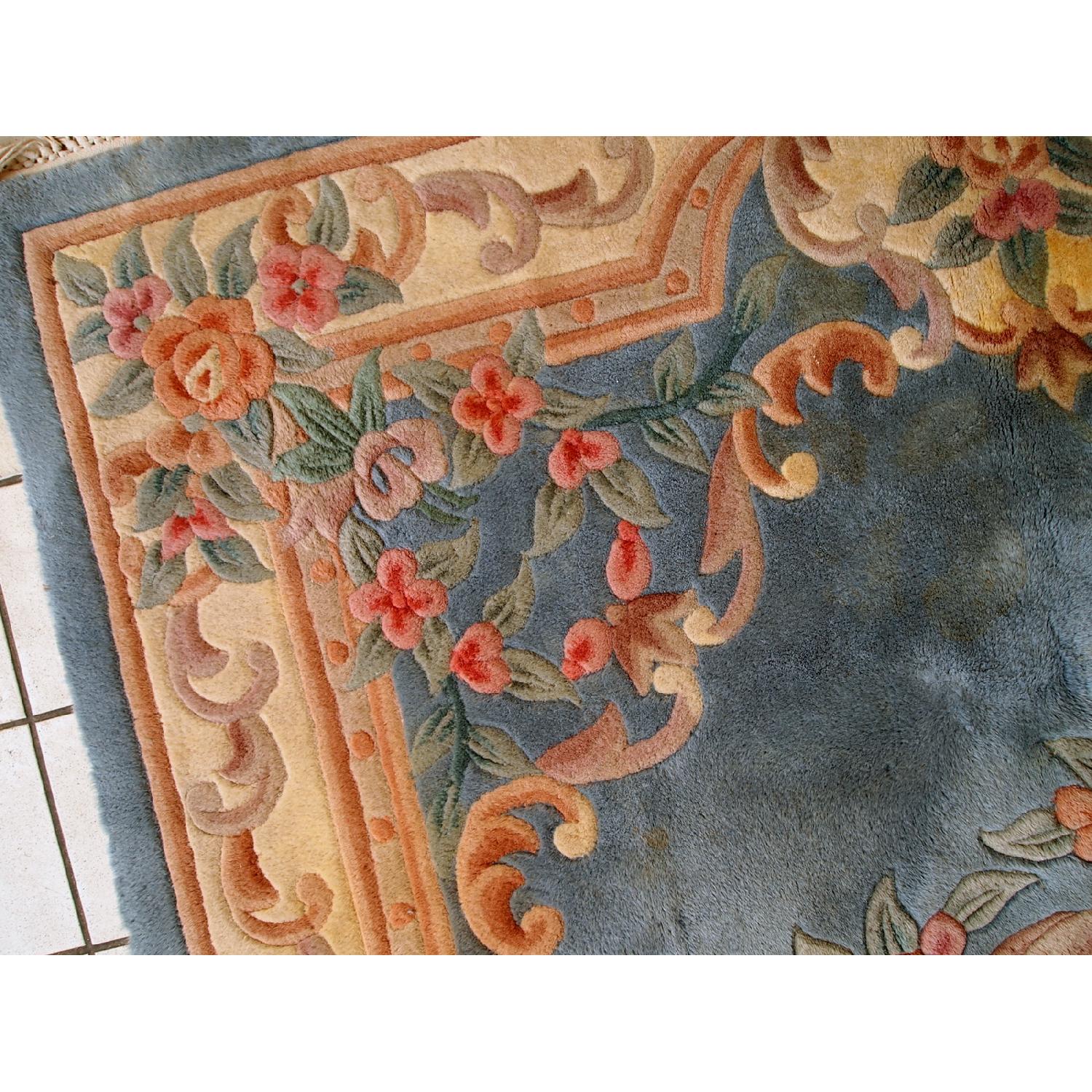Handmade Vintage Uzbek Suzani Patchwork Rug - image-13