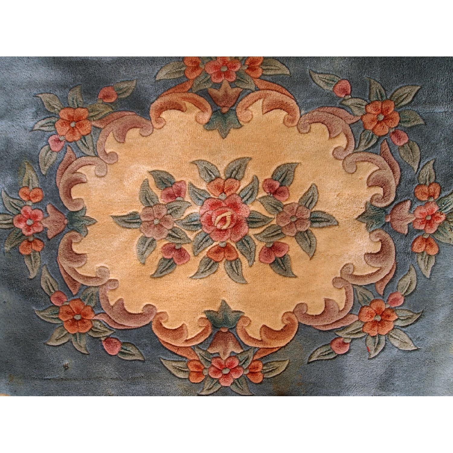 Handmade Vintage Uzbek Suzani Patchwork Rug - image-14