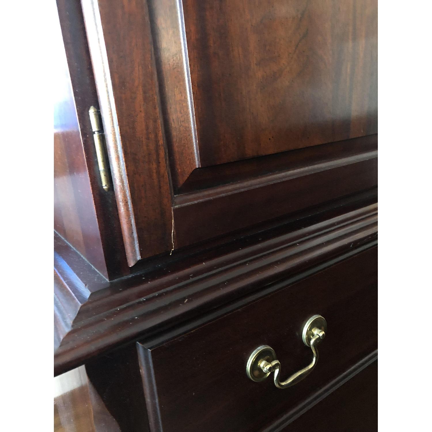 Custom Vintage Cherry Wood Armoire - image-6