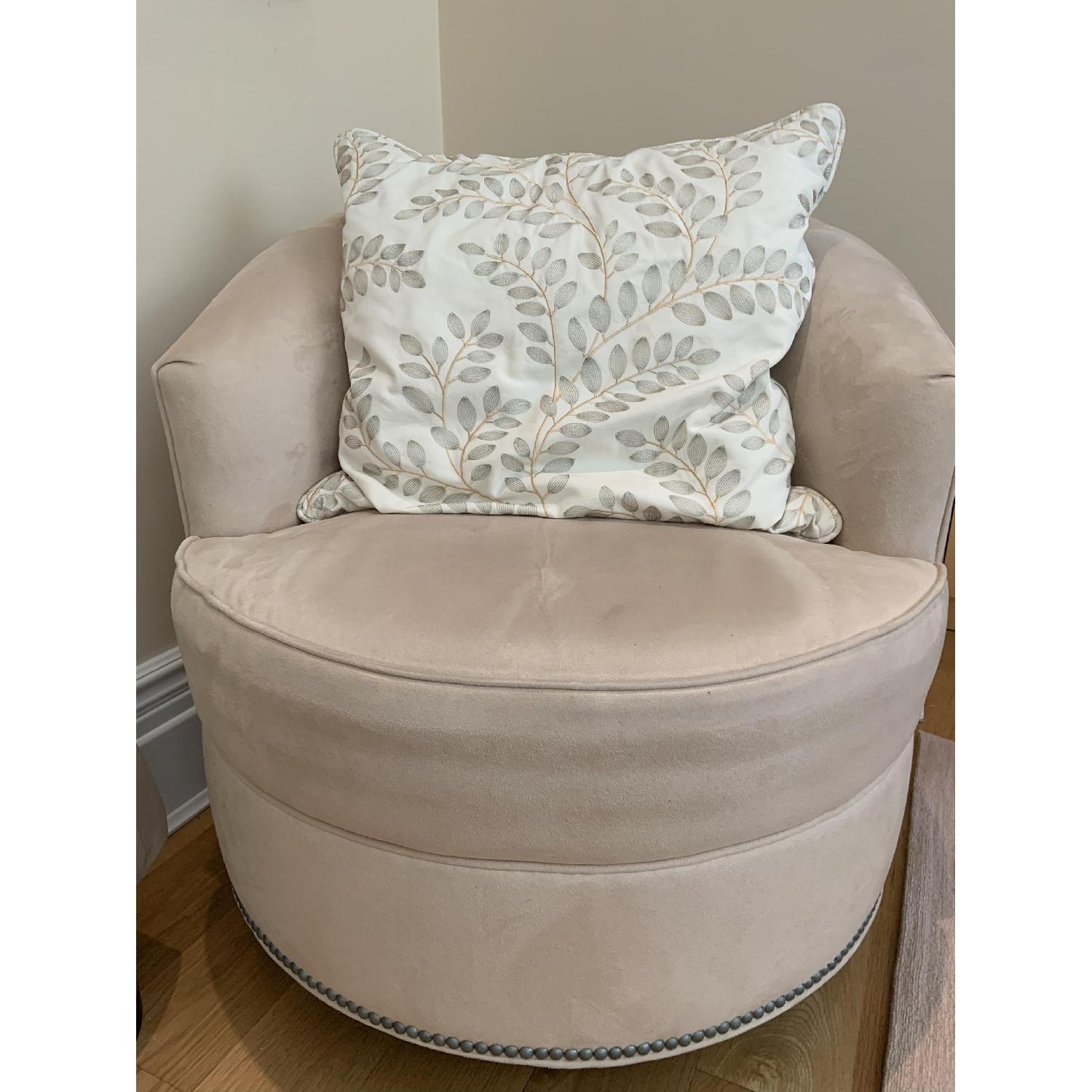 Artistic Frame Custom Made Swivel Chair - image-1