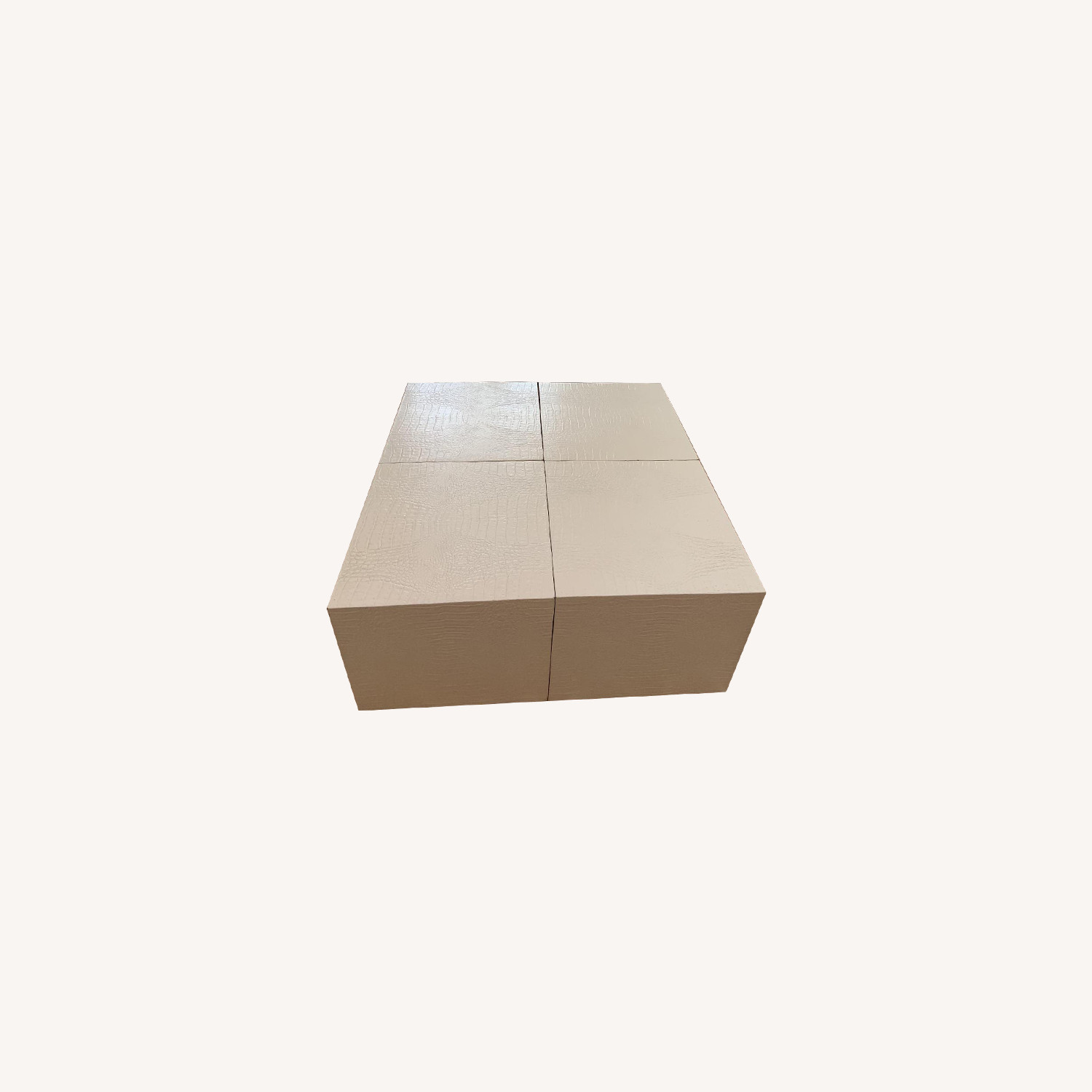 Artistic Frame Custom Made 4 Cubed Coffee Table