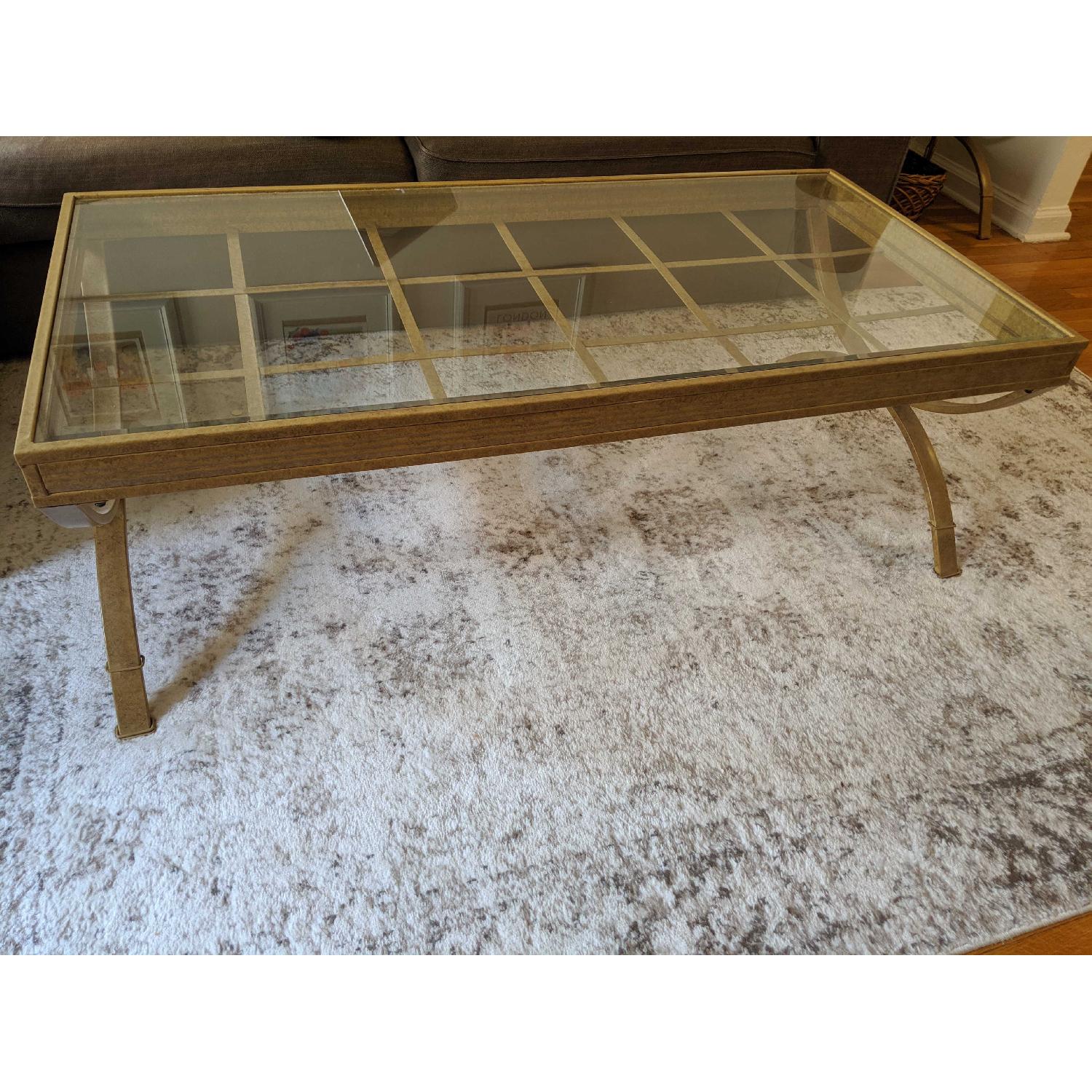 Steve Silver Furniture Glass top Coffee Table+ 2 End Tables - image-3