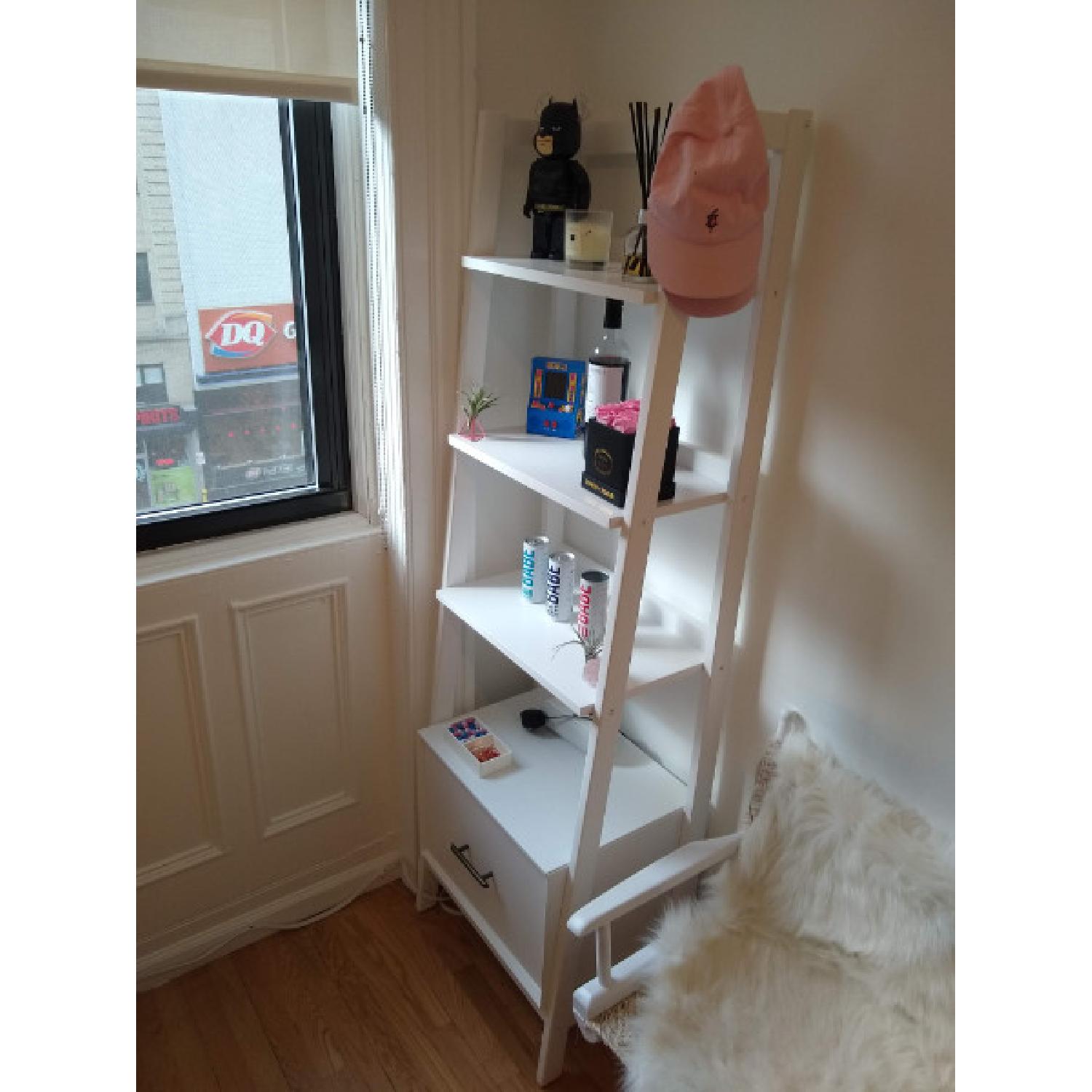 Langley Street White Easmor Etagere Bookcase - image-3