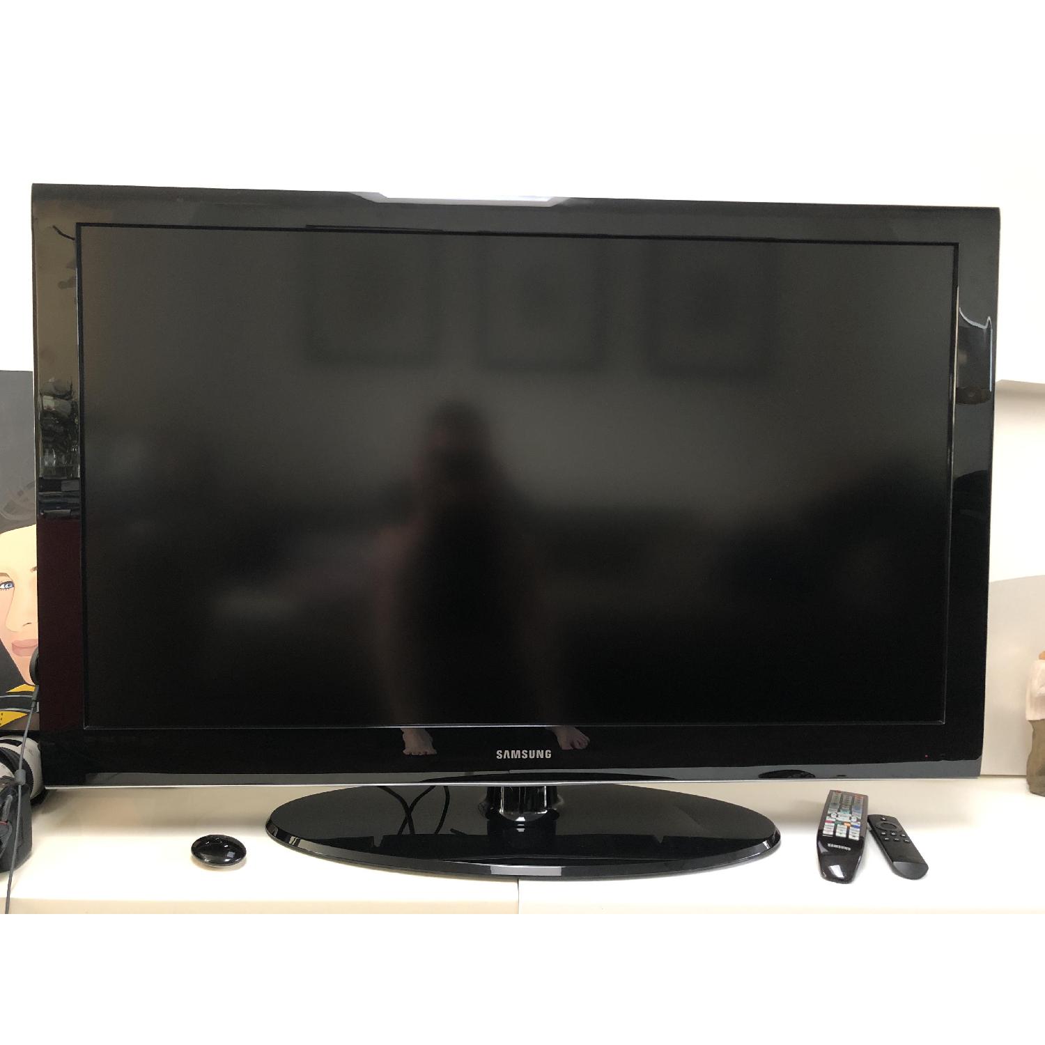 CB2 White Media Console - image-3