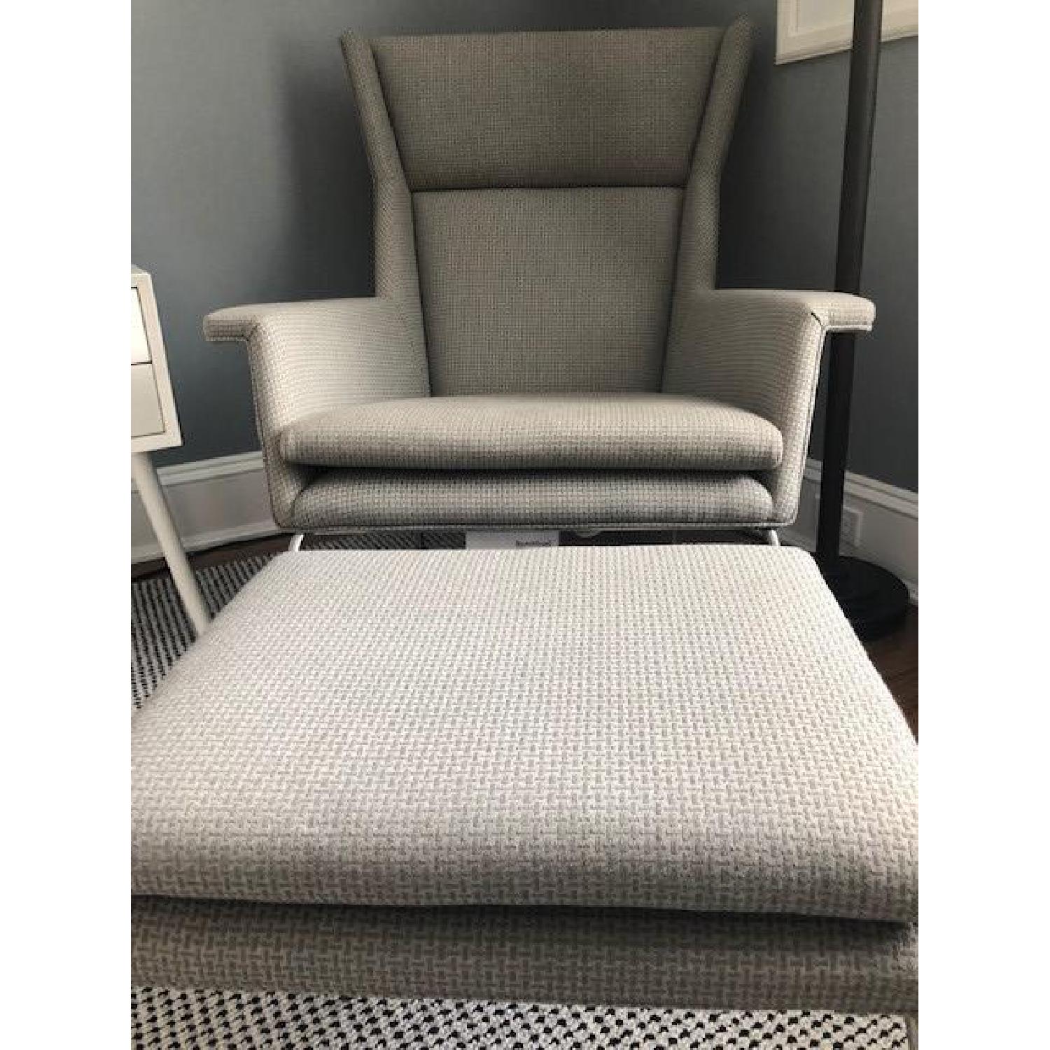 Room and Board Aidan Chairs & Ottoman - image-3