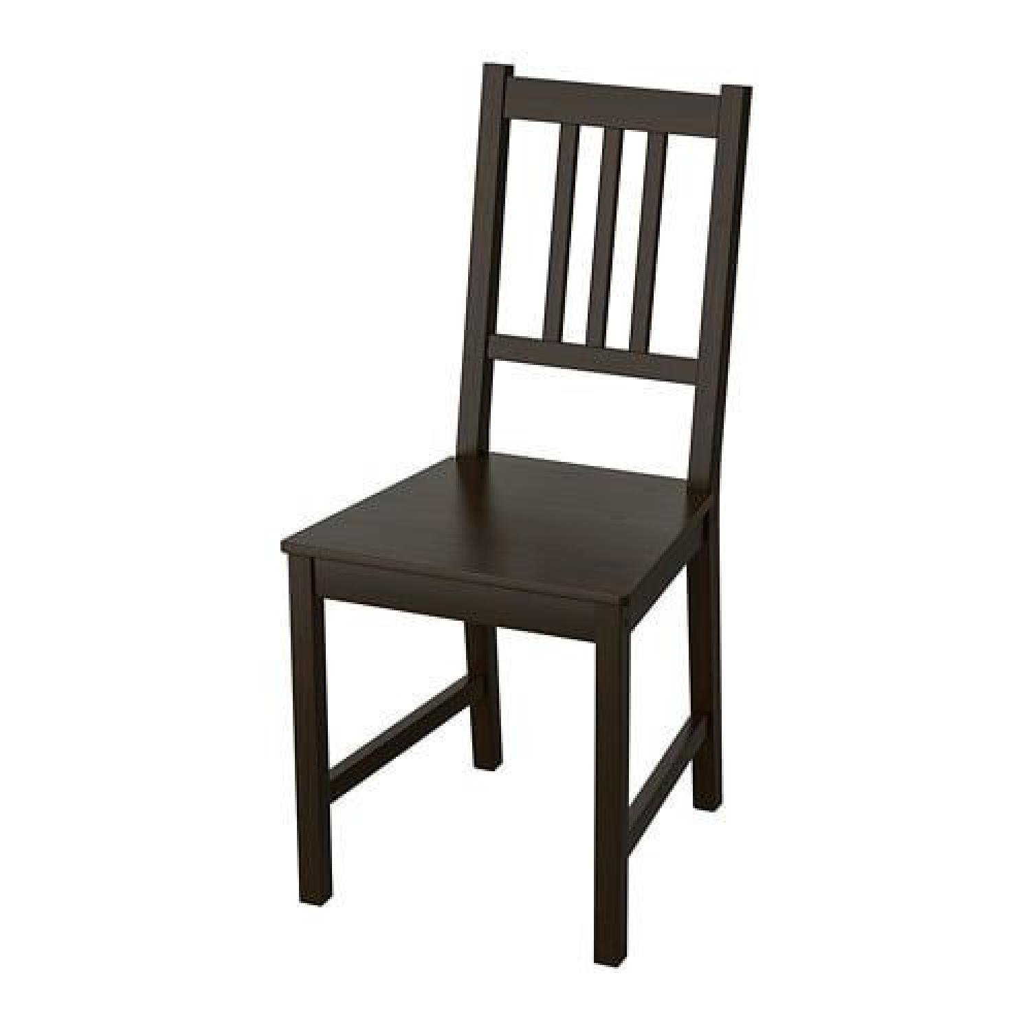 Ikea Black 5- Piece Drop-Leaf Dining Set - image-7