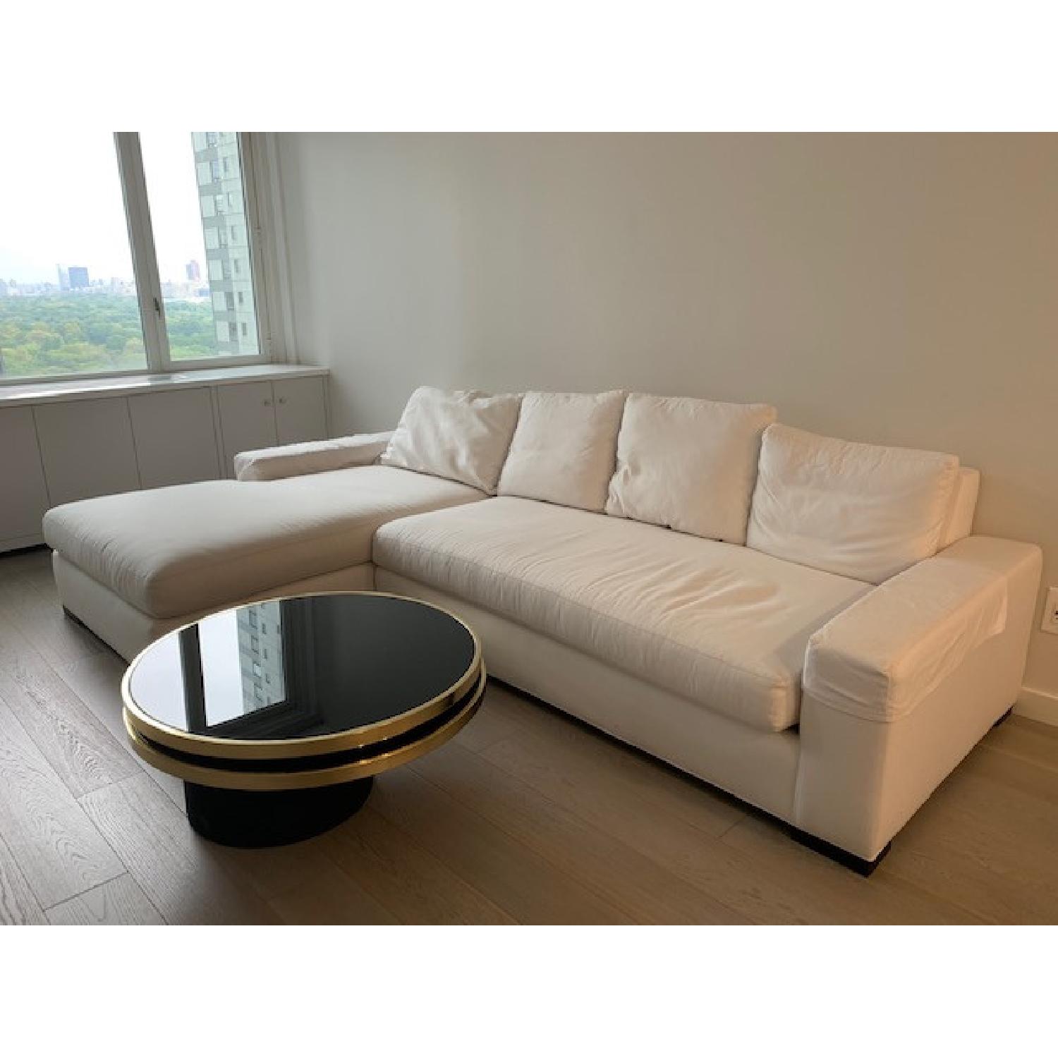 Williams Sonoma Robertson Sectional Sail Cloth Sofa - image-1