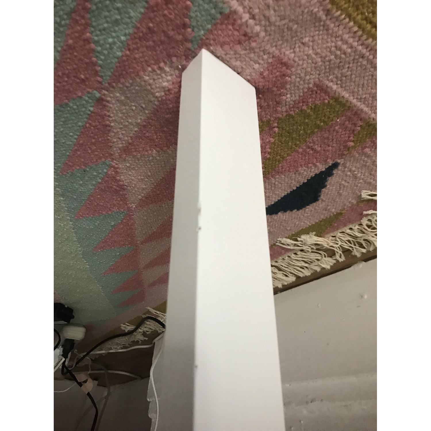 Crate & Barrel White Sawyer Desk - image-2