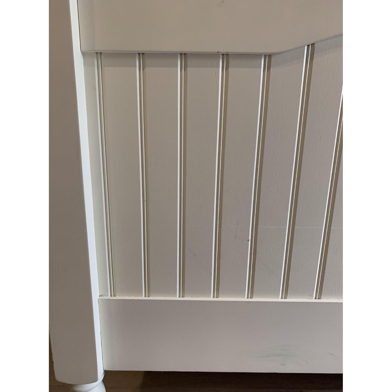 Pottery Barn White Solid Wood Childrens Bed - image-3