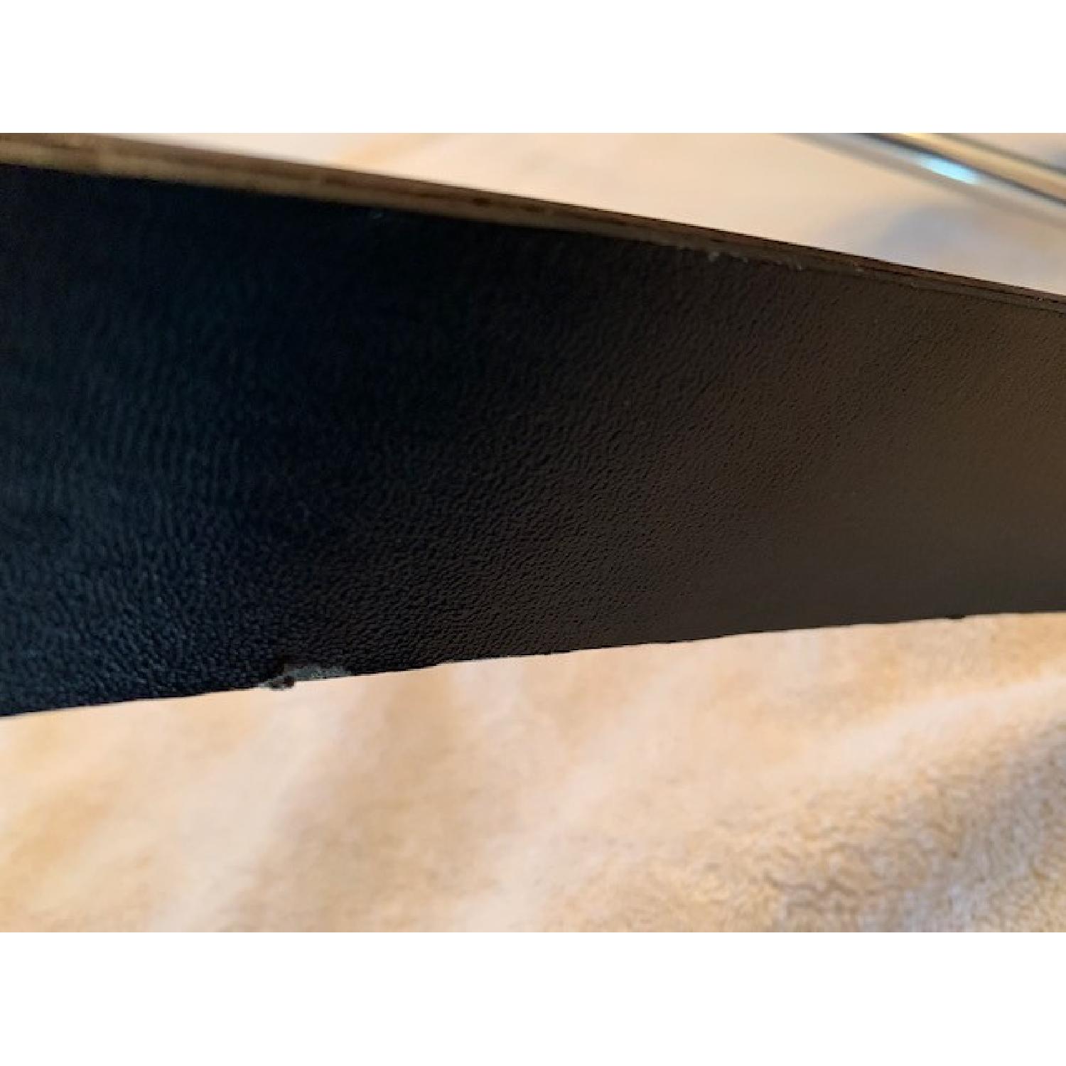 Vintage Mid Century Modern Chrome Black Leather Chair - image-8